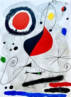 Miró, Composition (Cramer 89), Derrière le miroir (d'après)