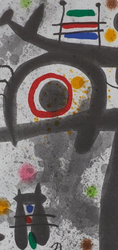 Joan Miro, The Mirror of Man Through Beasts V, from Derriere le Miroir, 1971