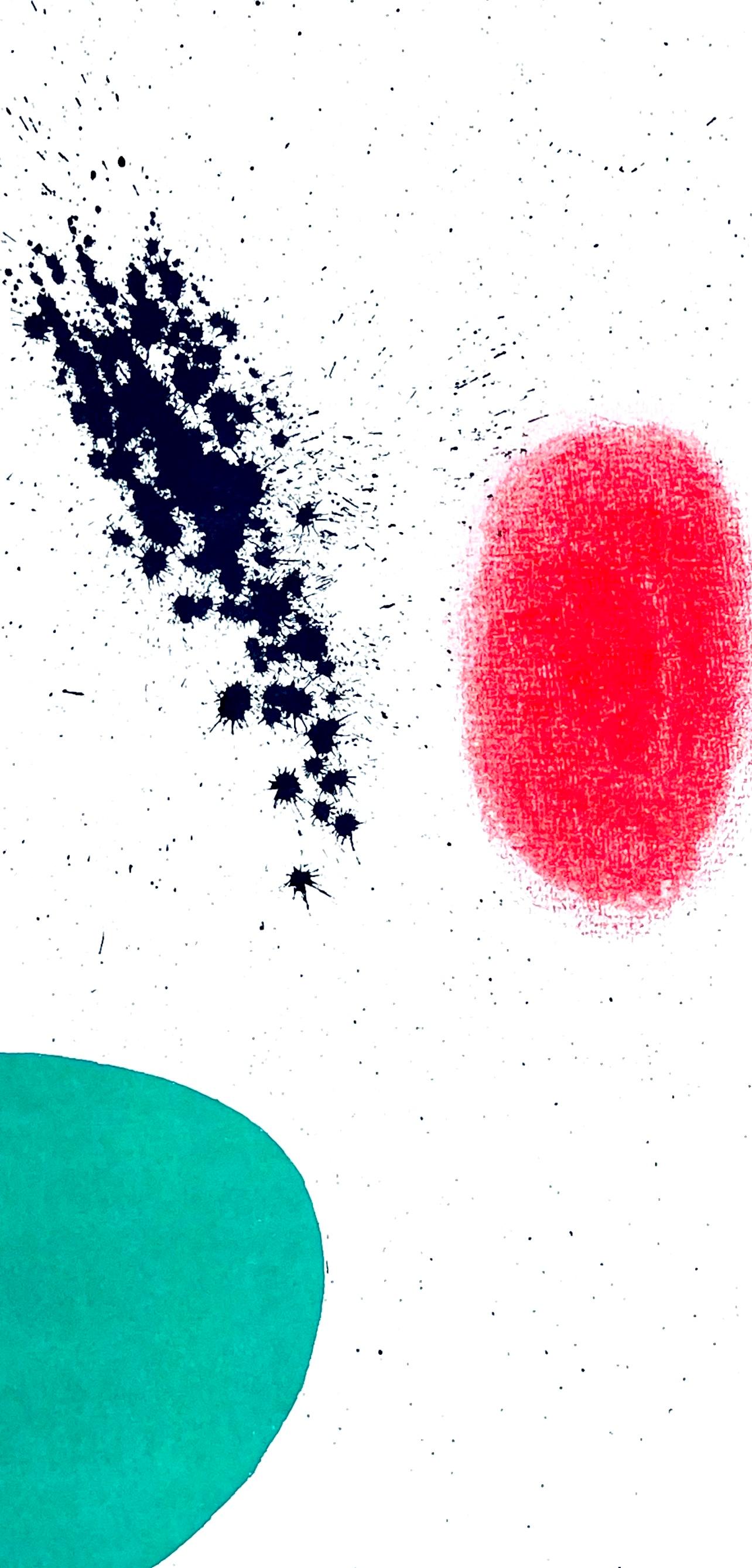Miró, Composición, Derrière le miroir (después de) - Print de Joan Miró