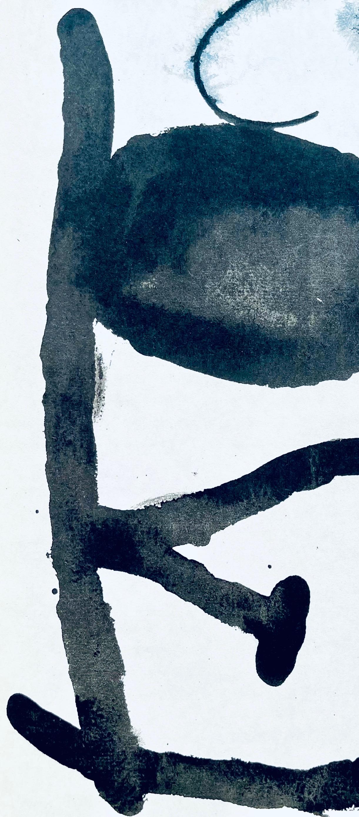 Miró, Composition, Derrière le miroir (after) - Surrealist Print by Joan Miró