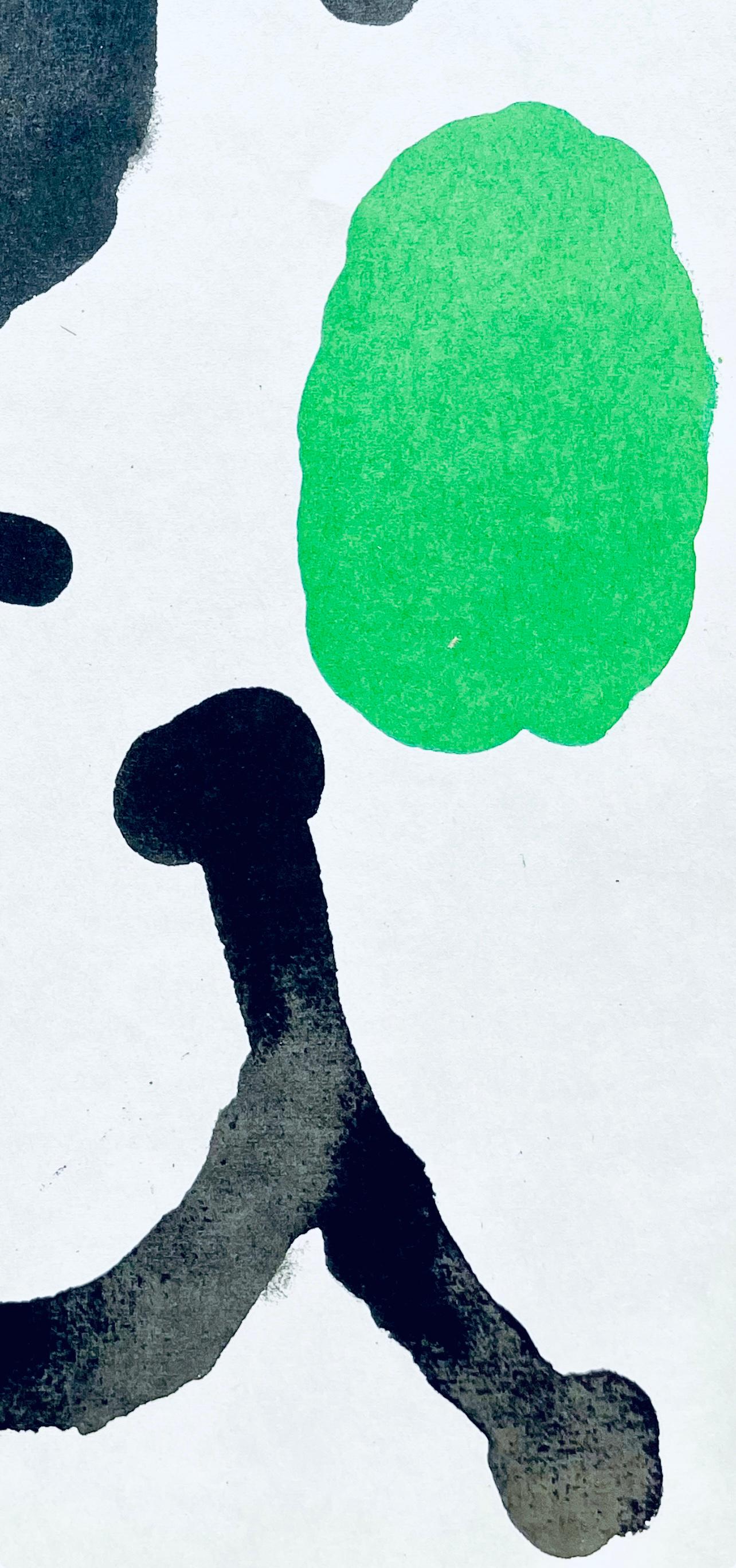 Lithograph on vélin paper. Inscription: Unsigned and unnumbered, as issued. Good condition. Notes: From volume, Derrière le miroir, N° 125-126, 1961. Published by Aimé Maeght, Éditeur, Paris; printed by Éditions Pierre à Feu, Galerie Maeght.