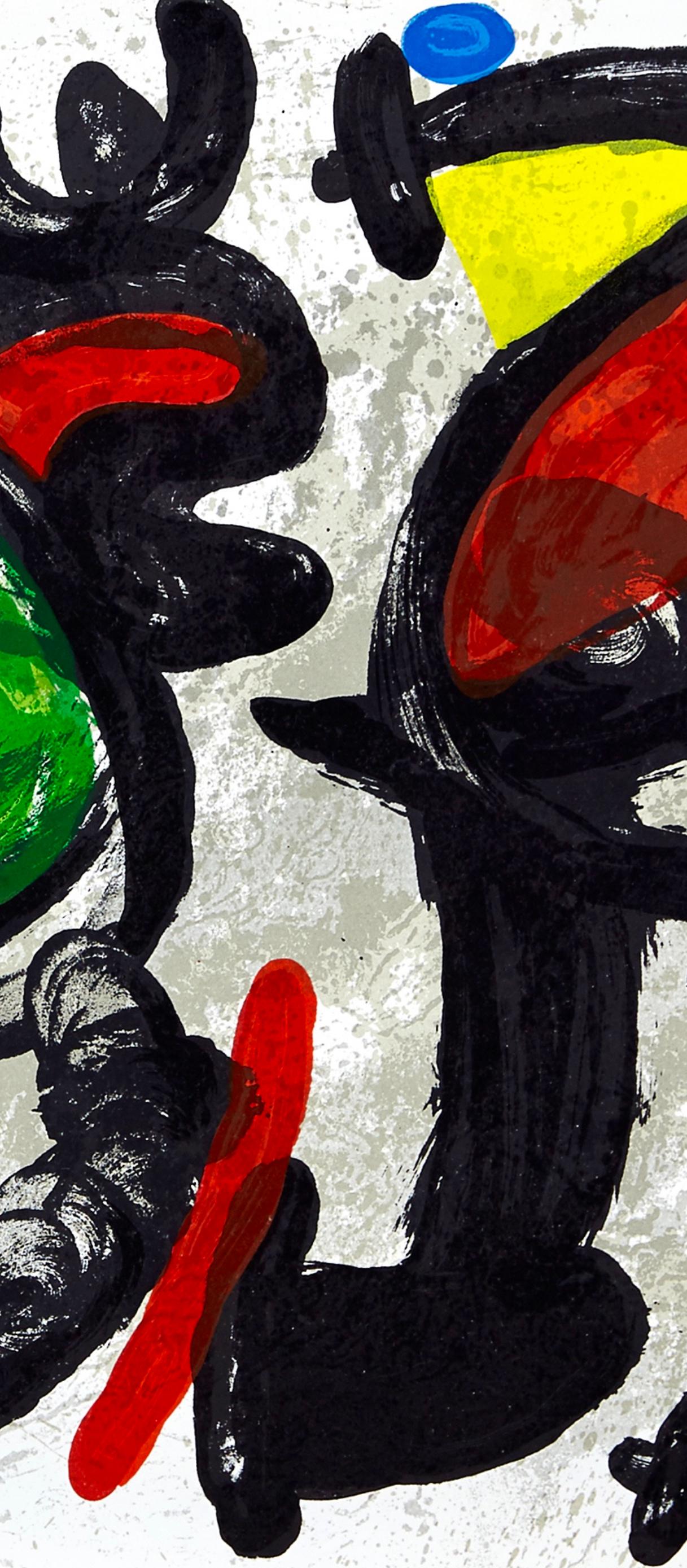 Miró, Composition, Derrière le miroir (after) For Sale 1