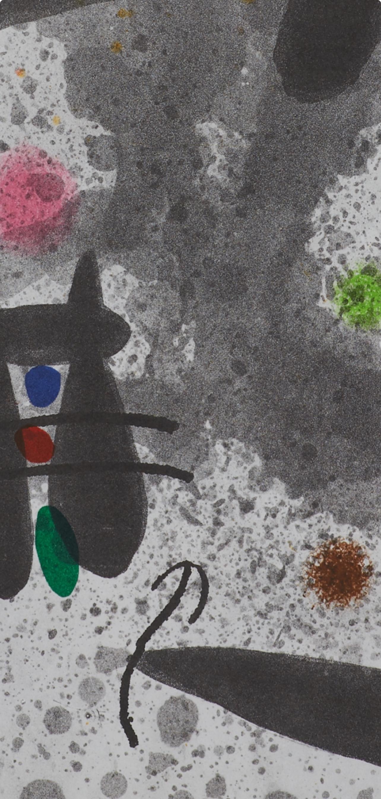 Miró, Composition, Derrière le miroir (after) For Sale 2