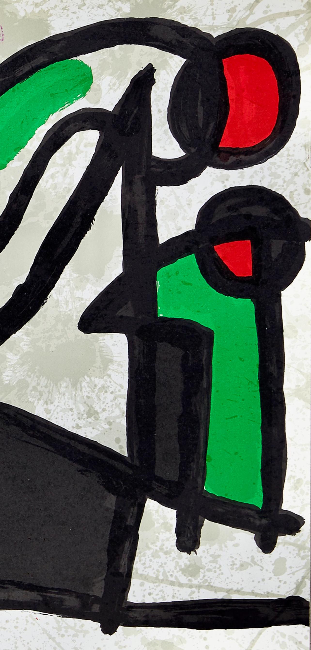 Miró, Composition, Derrière le miroir (d'après) en vente 2