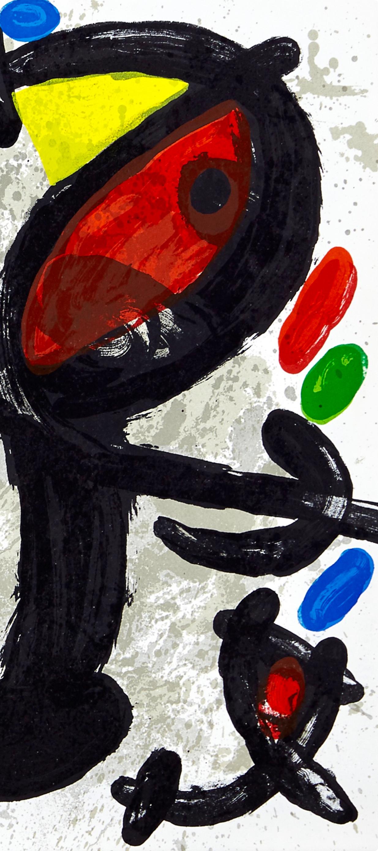 Miró, Composition, Derrière le miroir (after) For Sale 2