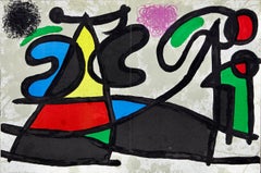 Miró, Komposition, Derrière le miroir (nach)