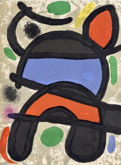 Miró, Composition, Derrière le miroir (after)