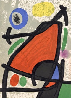 Miró, Composition, Derrière le miroir (after)