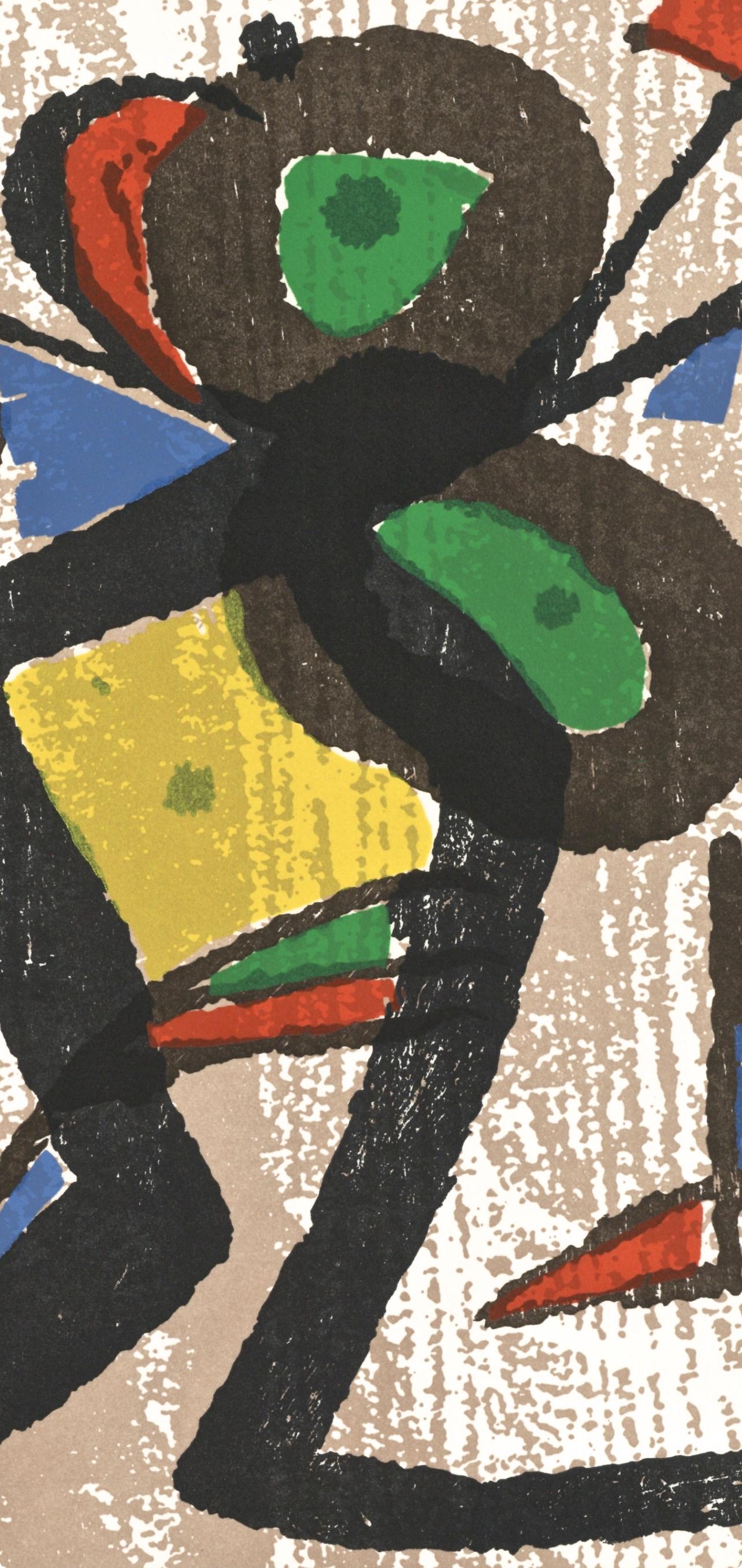 Miró, Composition (Dupin 1290), Miró Graveur (d'après) - Print de Joan Miró