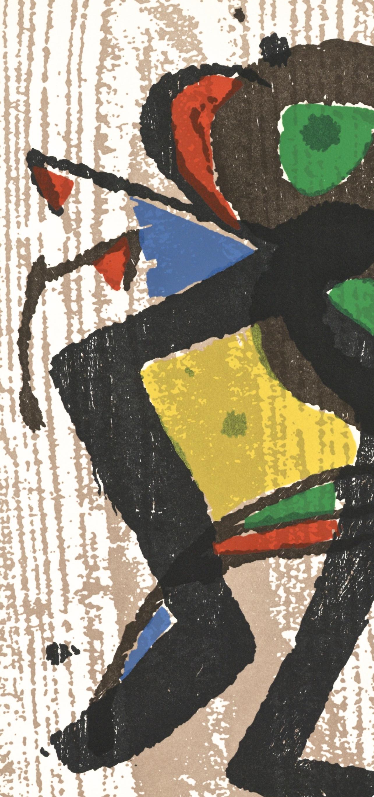 Miró, Composition (Dupin 1290), Miró Graveur (d'après) - Surréalisme Print par Joan Miró