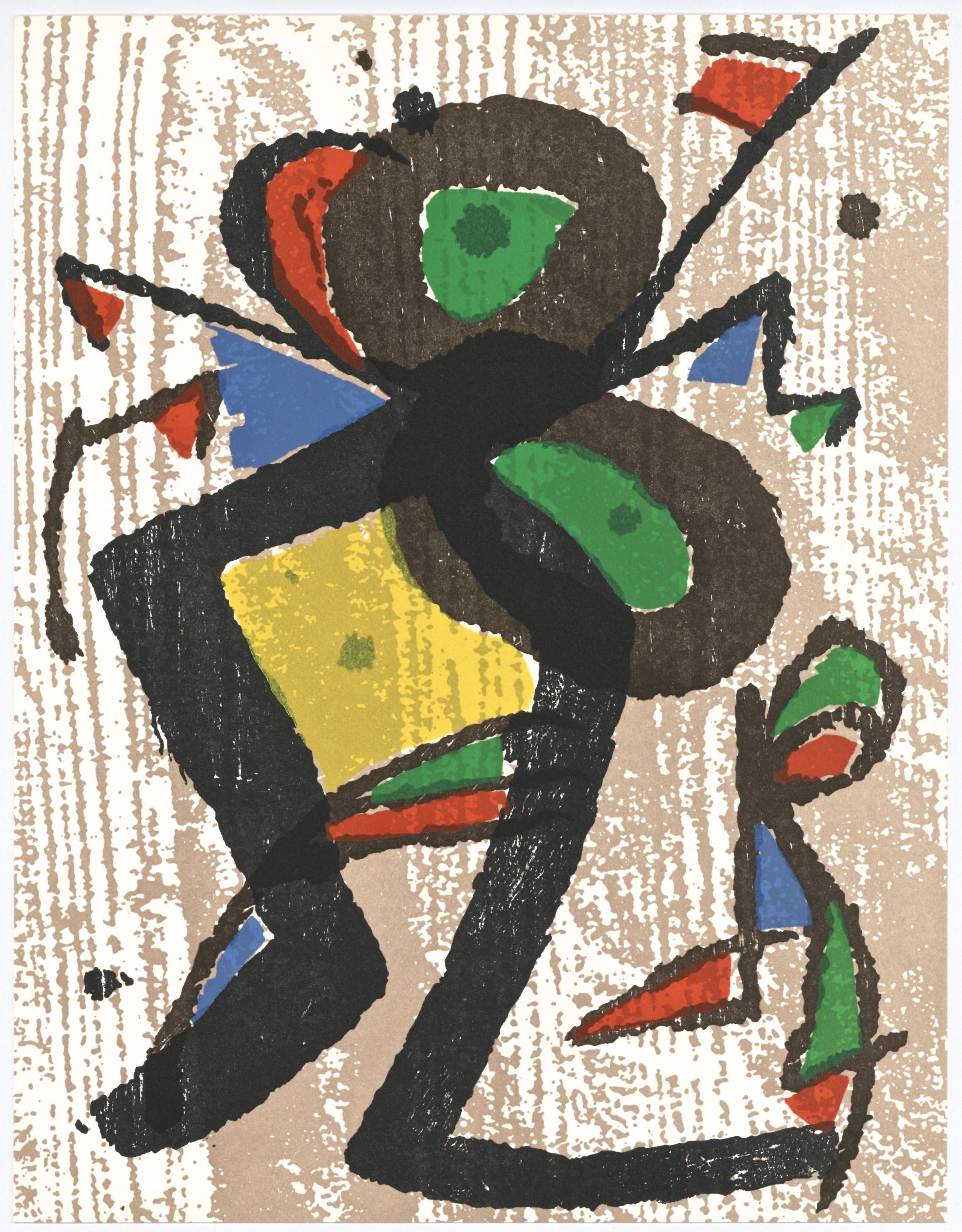 Gravure sur bois sur papier vélin. Inscription : Non signé et non numéroté, tel que publié. Bon état. Notes : Extrait du volume, miró graveur 1. 1928- 1960, 1984. Publié par Daniel Lelong, éditeur, Paris ; imprimé par l'atelier de Joan Barbarà,