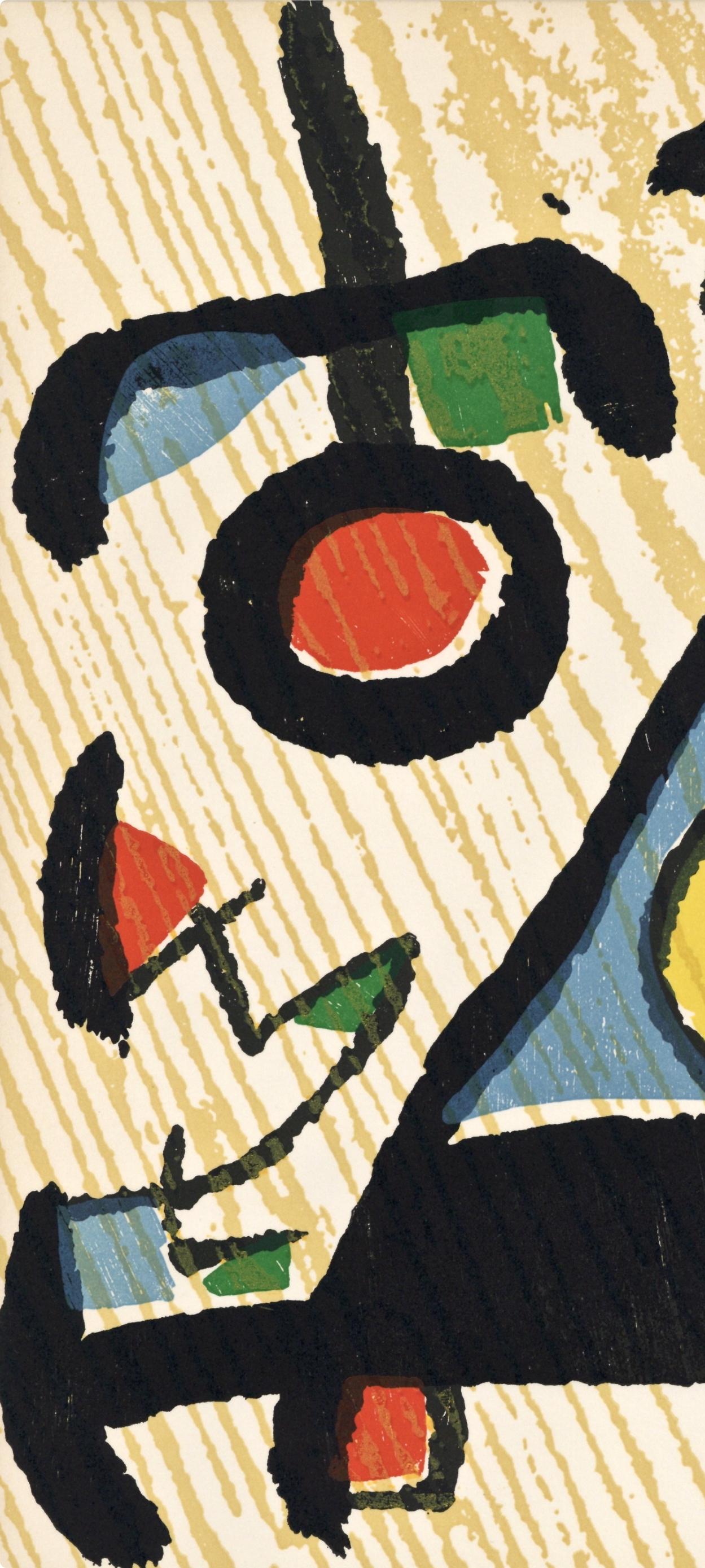 Miró, Composition (Dupin 1291), Miró Graveur (d'après) - Print de Joan Miró