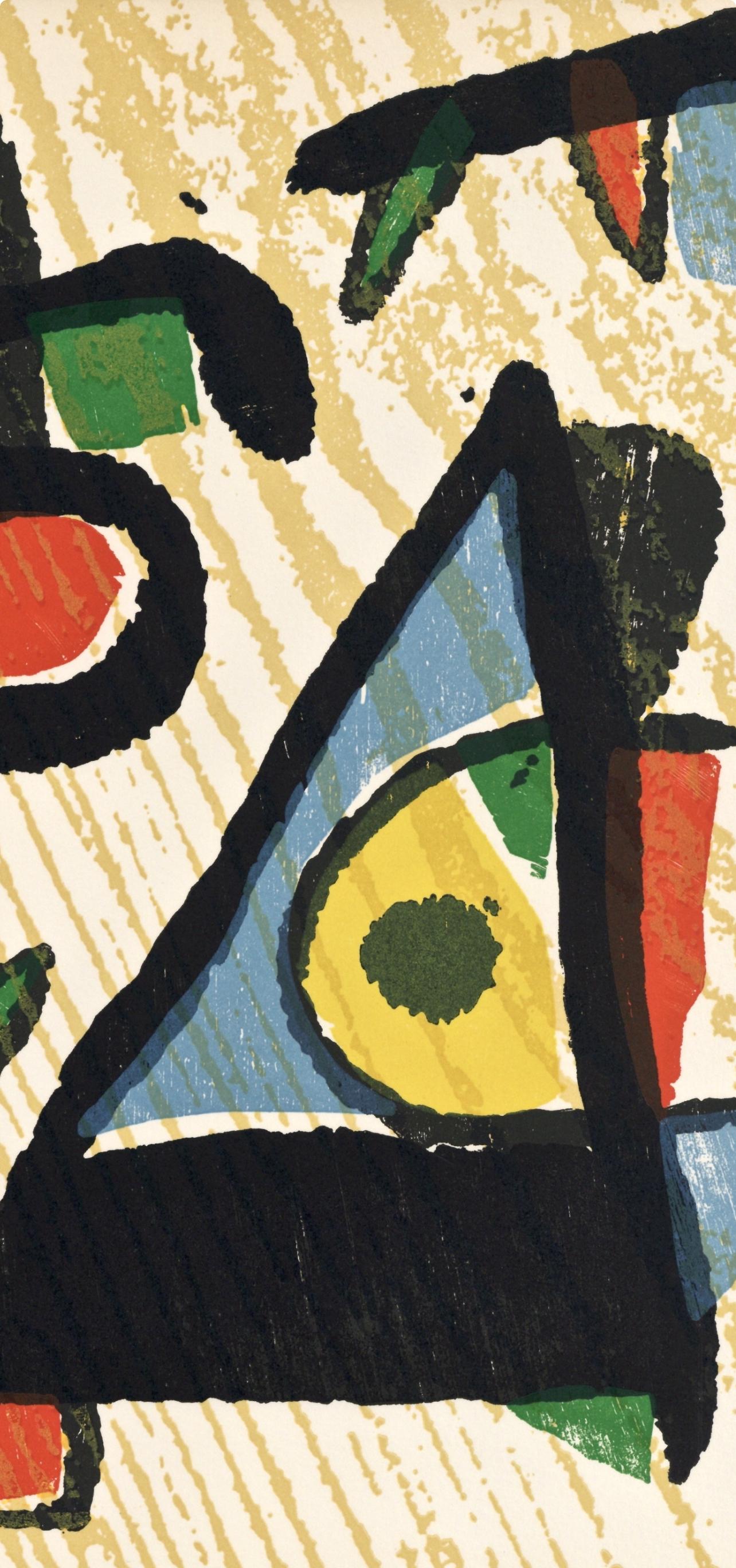 Miró, Composition (Dupin 1291), Miró Graveur (d'après) - Surréalisme Print par Joan Miró
