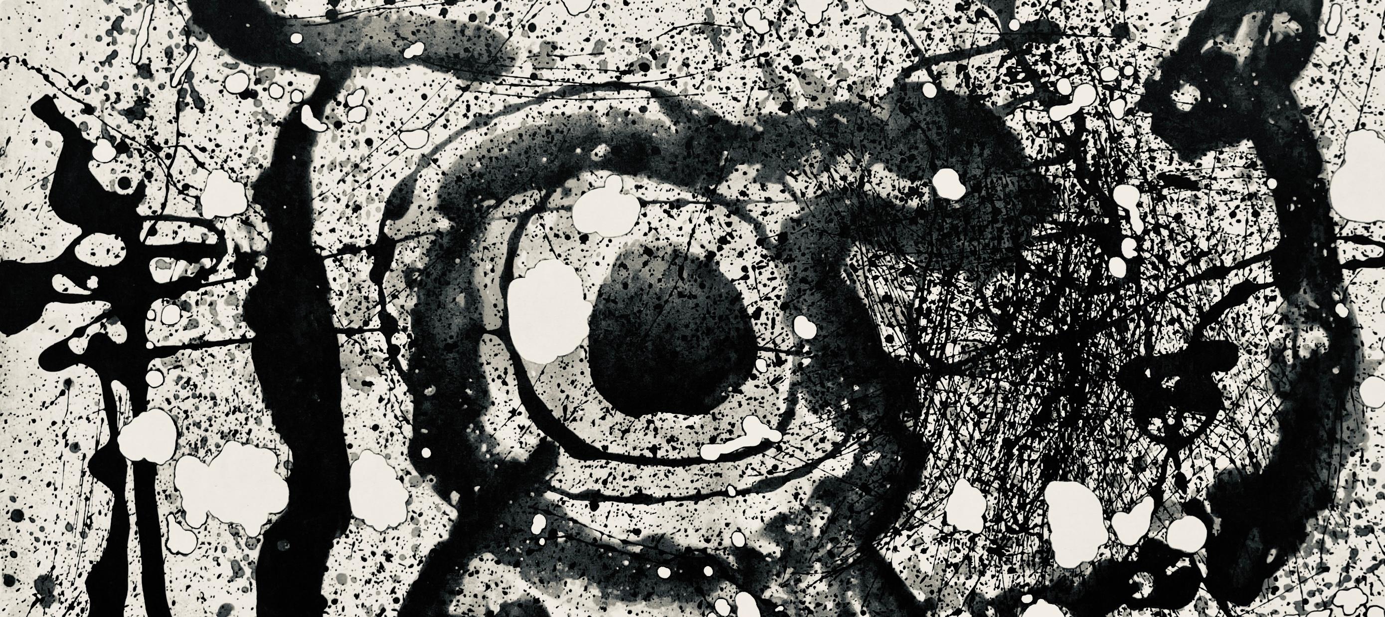 Miró, Komposition (Dupin 279), Derrière le miroir (nach) – Print von Joan Miró