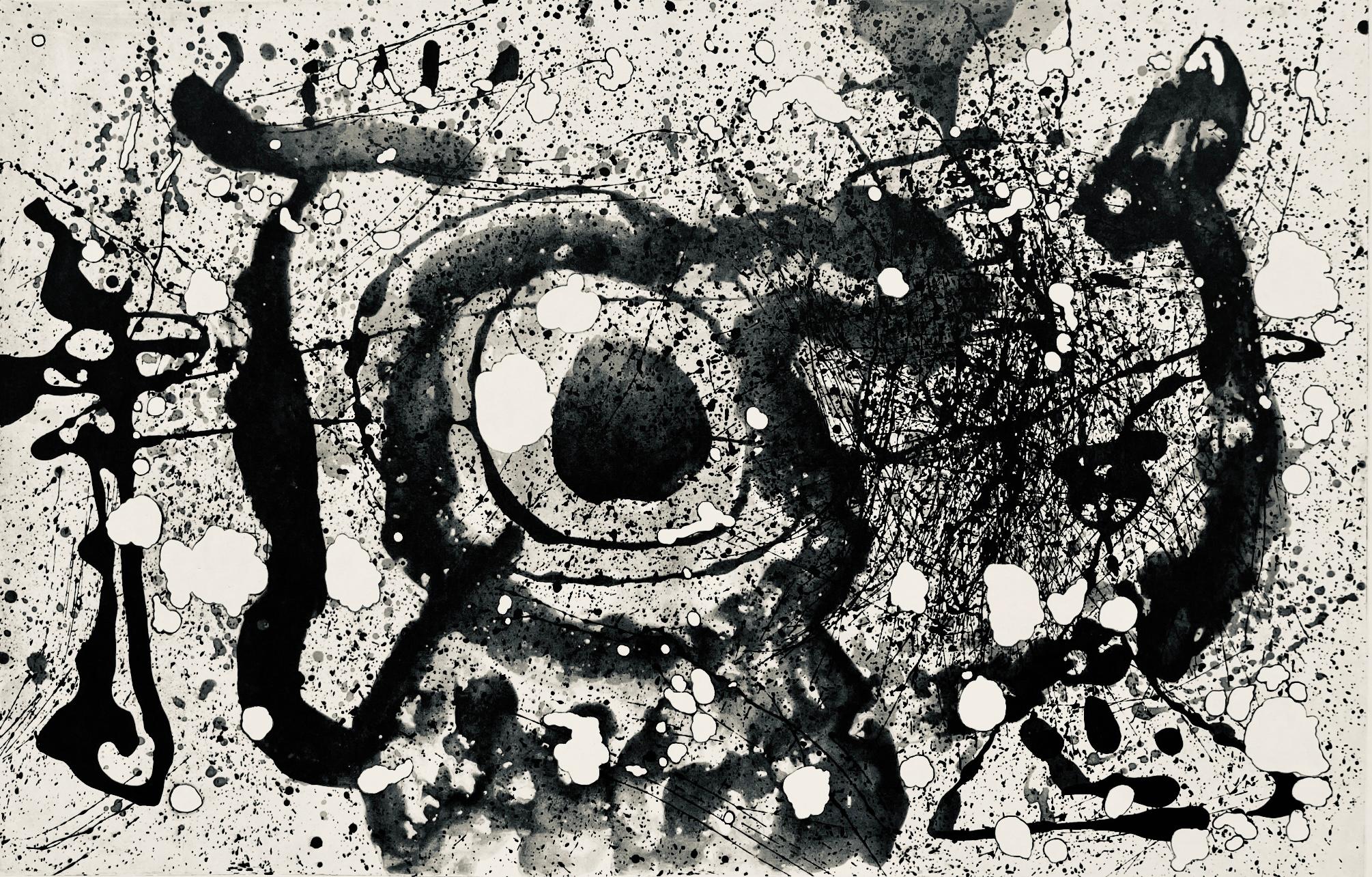 Joan Miró Abstract Print – Miró, Komposition (Dupin 279), Derrière le miroir (nach)