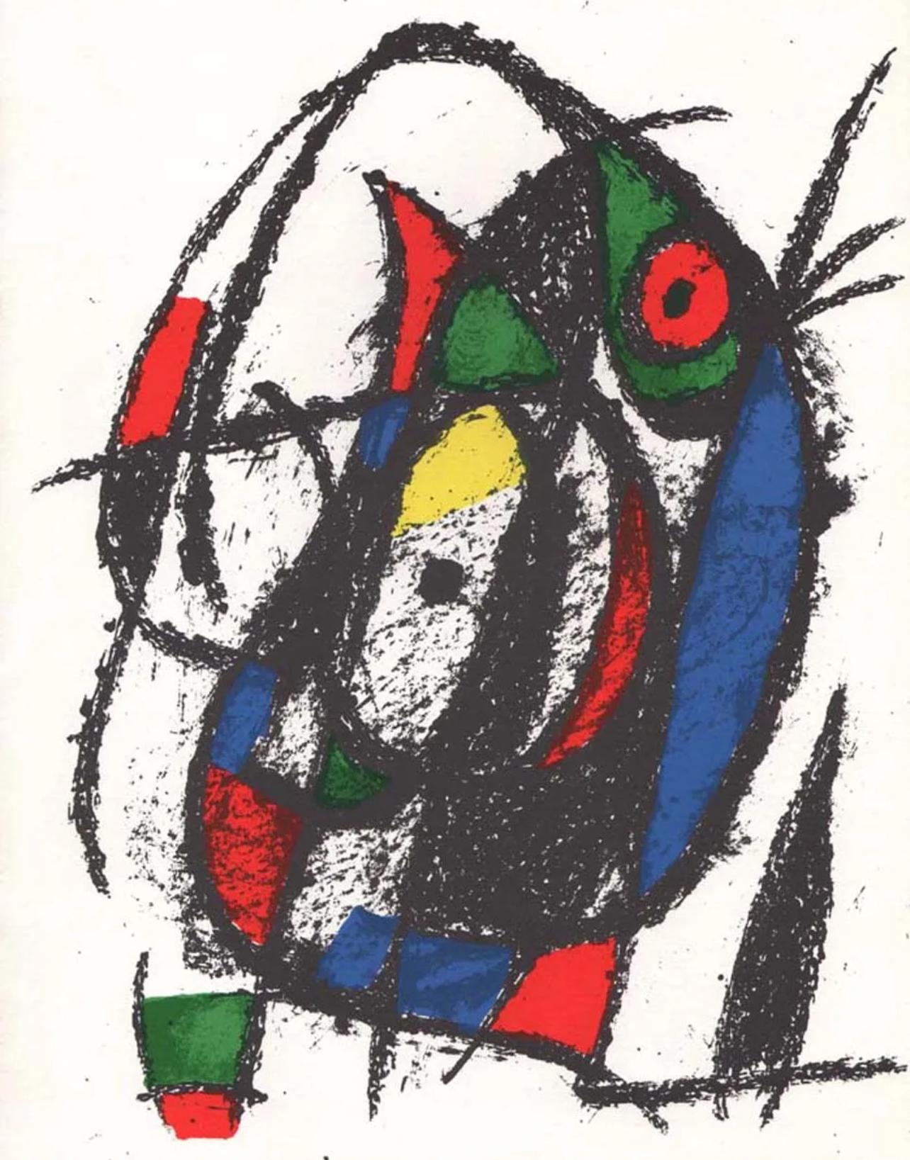 Joan Miró Abstract Print – Miro, Komposition (Mourlot 1040), 1975 (nach)