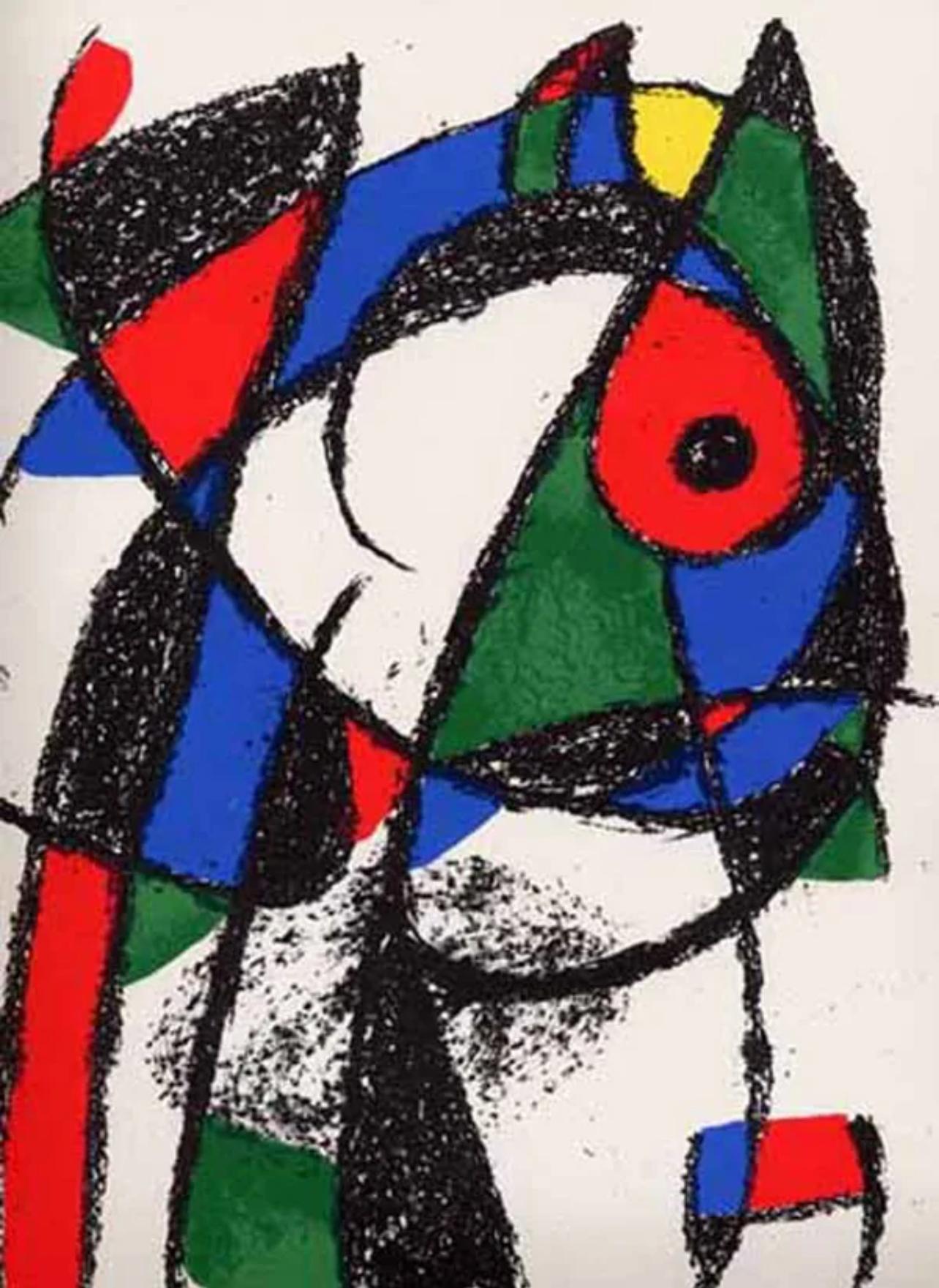 Abstract Print Joan Miró - Miro, Composition (Mourlot 1043), 1975 (après