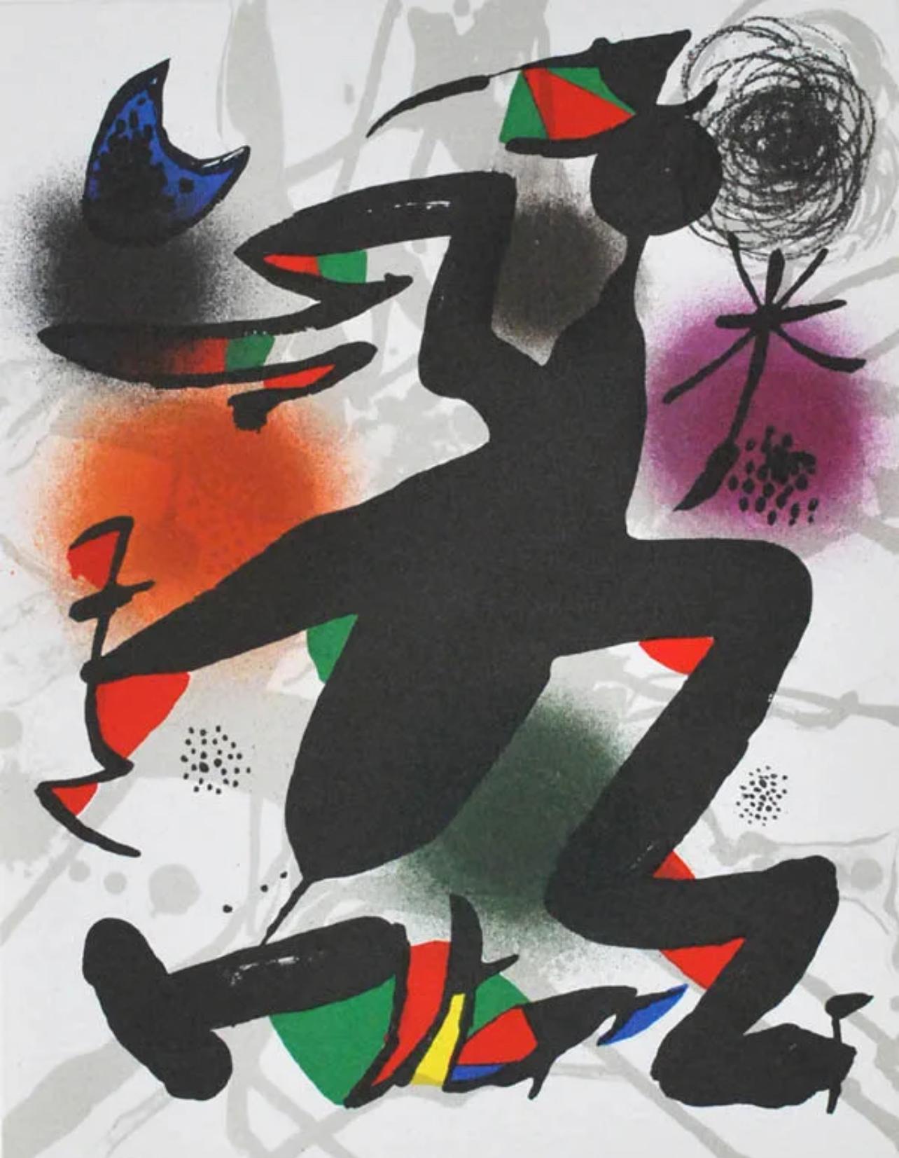 Joan Miró Abstract Print - Miro, Composition (Mourlot 1116), 1977 (after)
