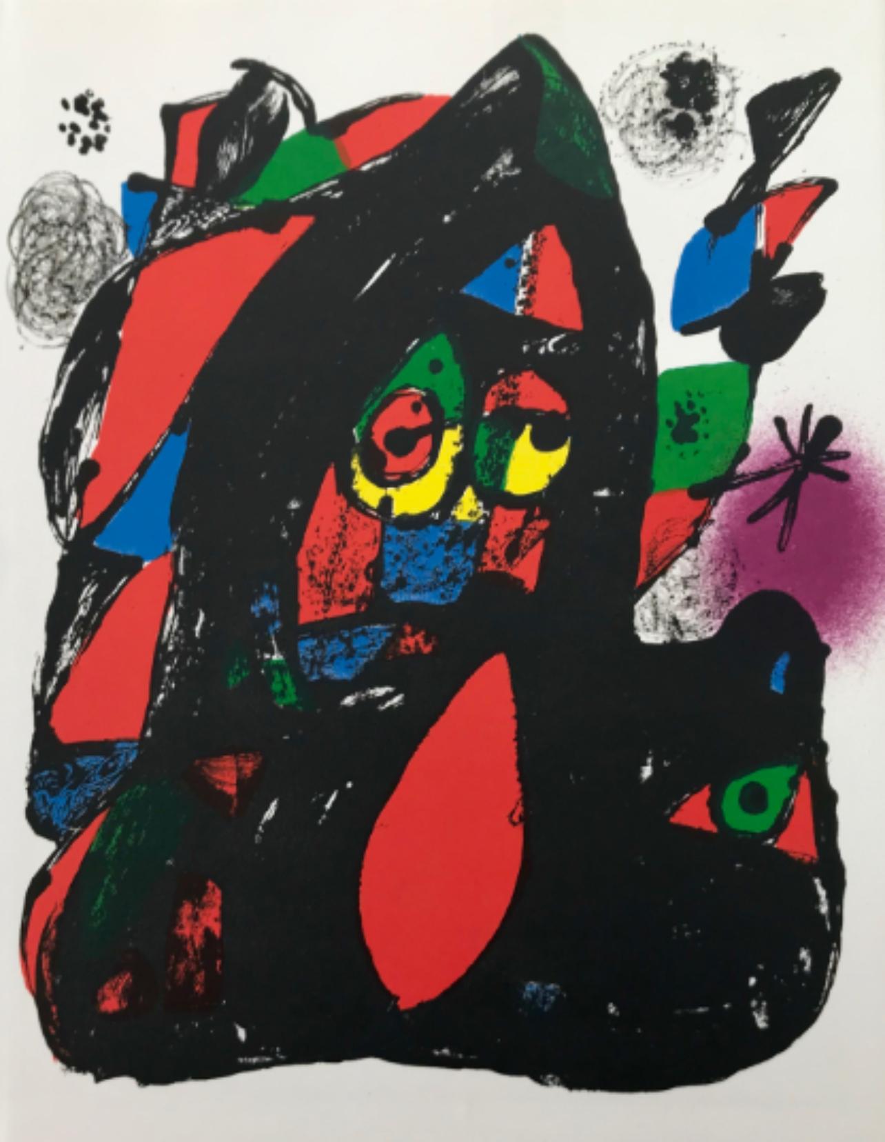 Joan Miró Abstract Print - Miro, Composition (Mourlot 1255), 1981 (after)