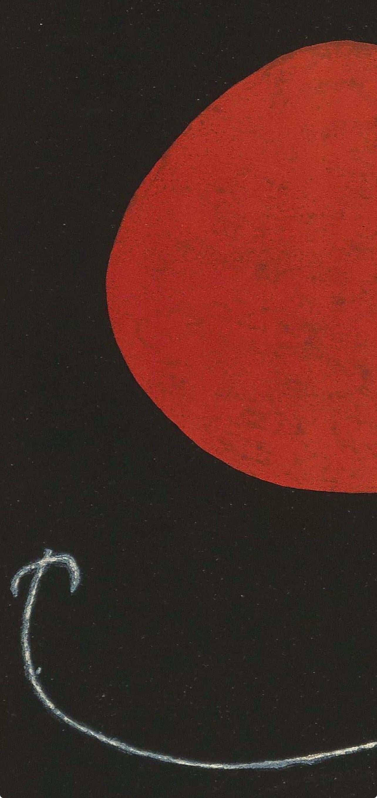 Miró, Composition (Mourlot 1722), Derrière le miroir (d'après) en vente 1