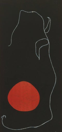 Miró, Composizione (Mourlot 1722), Derrière le miroir (dopo)
