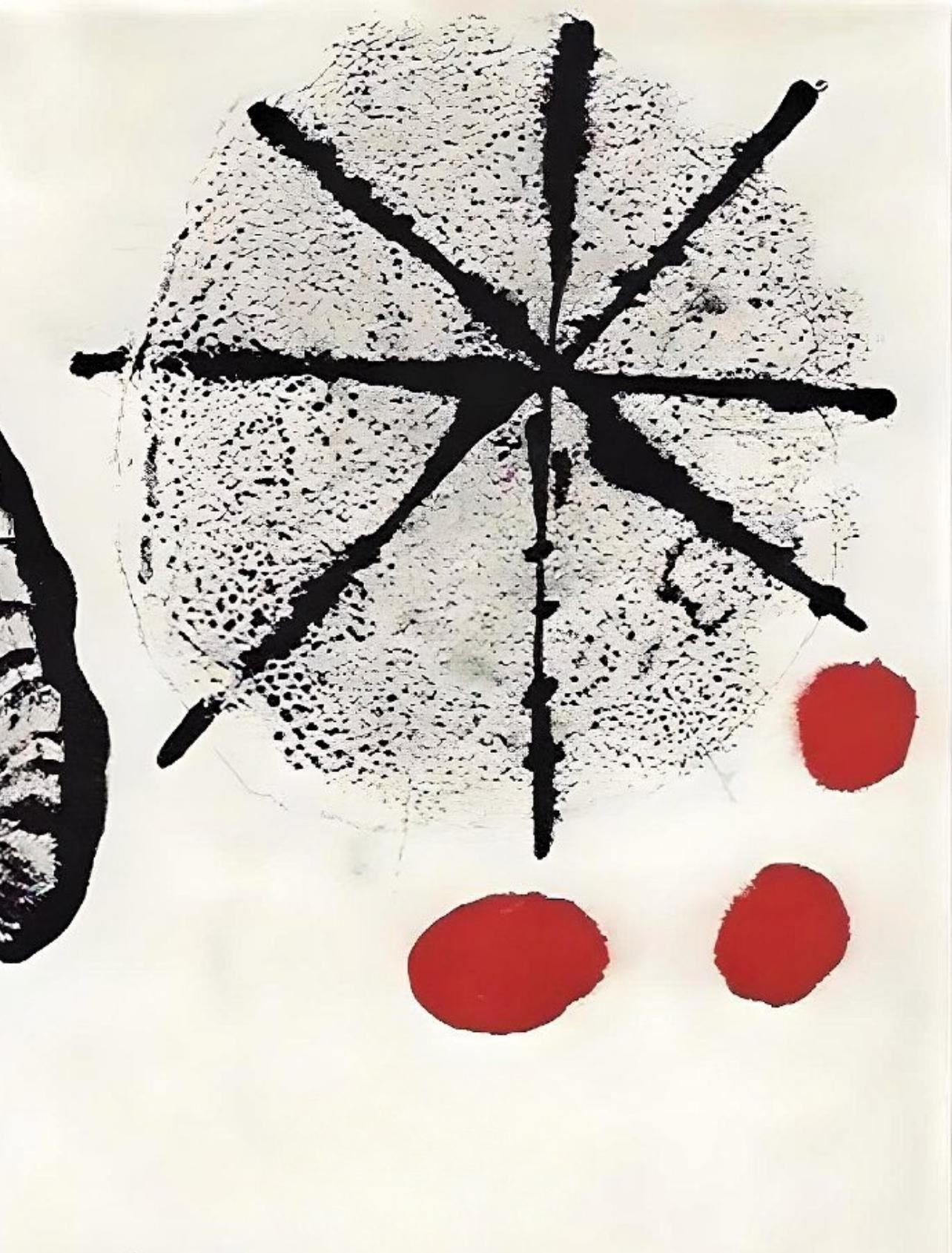 Miro, Composition (Mourlot 206) (after) - Surrealist Print by Joan Miró