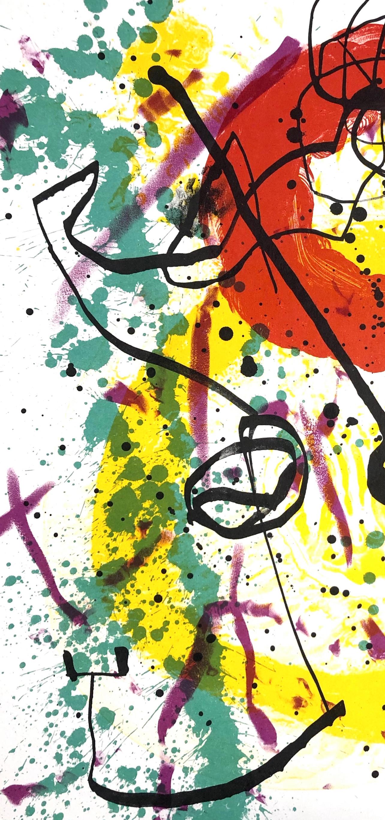 Miró, Composition (Mourlot 206; Cramer 67), XXe Siècle (after) - Modern Print by Joan Miró