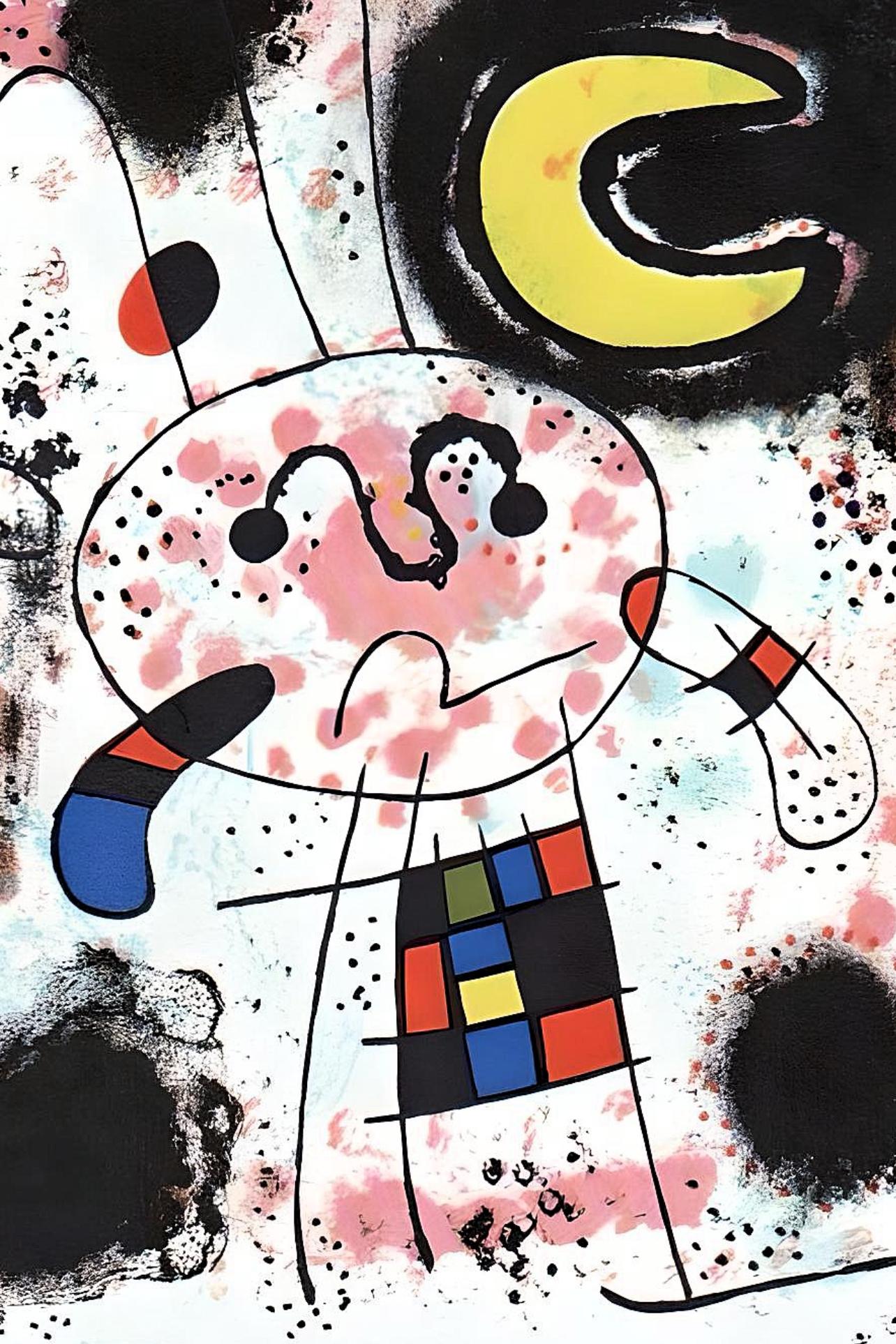 Miro, Composition (Mourlot 209) (after) - Print by Joan Miró