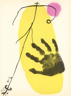 Miró, Composition (Cramer 34 ; Mourlot 226), Derrière le miroir (d'après)