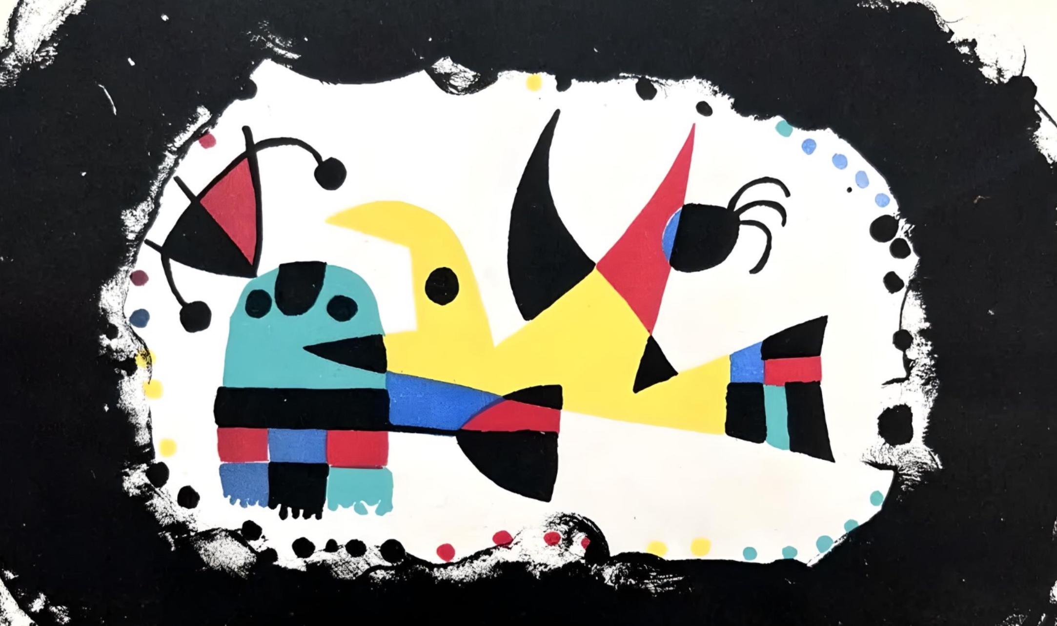 Miro, Composition (Mourlot 230; Cramer 39) (after) - Print by Joan Miró