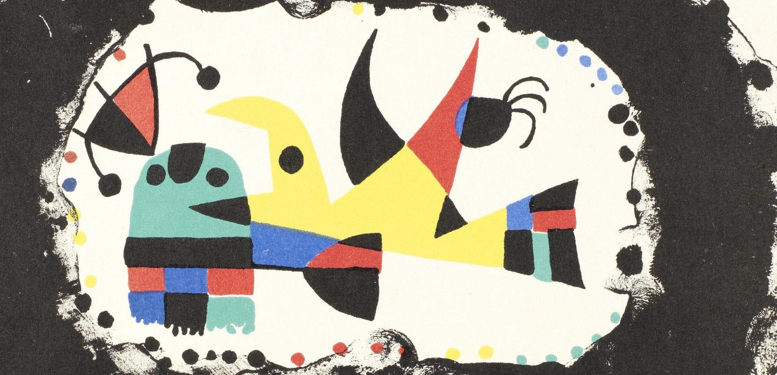 Miro, Composition (Mourlot 230; Cramer 39) (after) - Print by Joan Miró