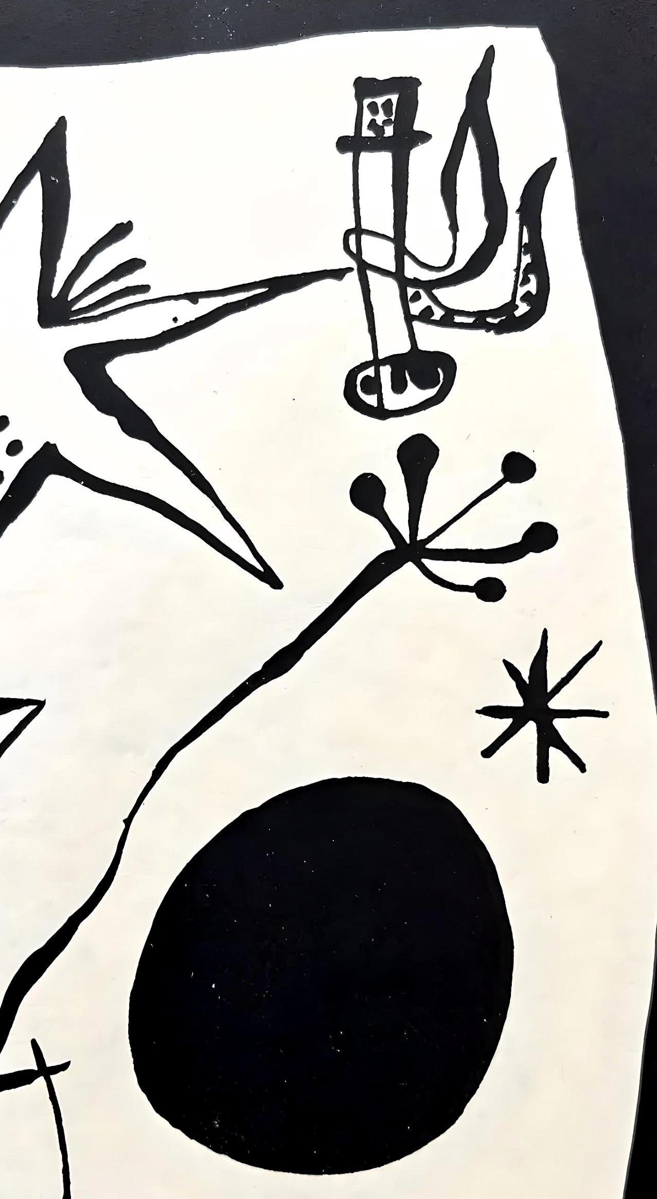 Miro, Komposition (Mourlot 230; Cramer 39) (after) (Surrealismus), Print, von Joan Miró