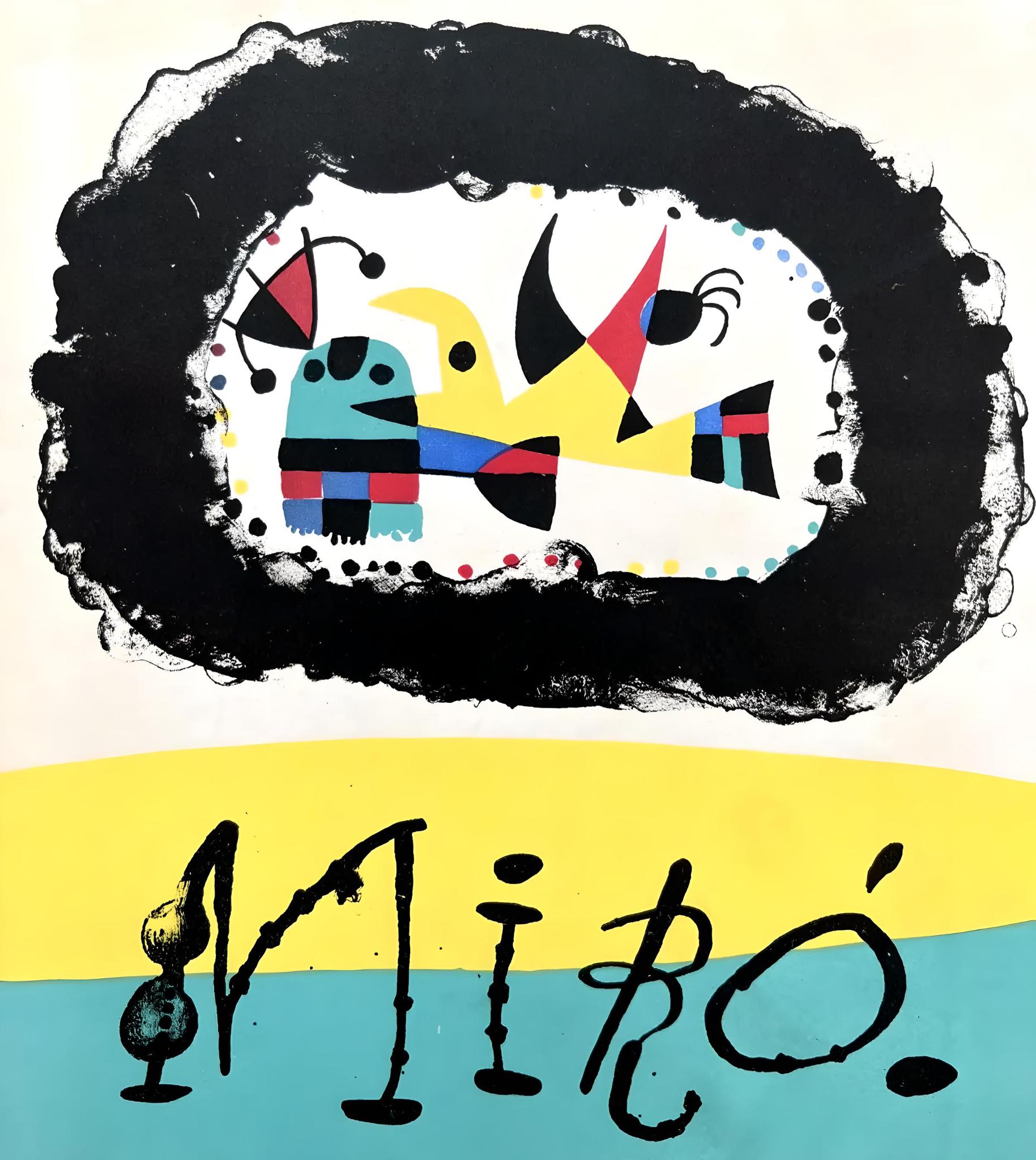 Joan Miró Abstract Print - Miro, Composition (Mourlot 230; Cramer 39) (after)