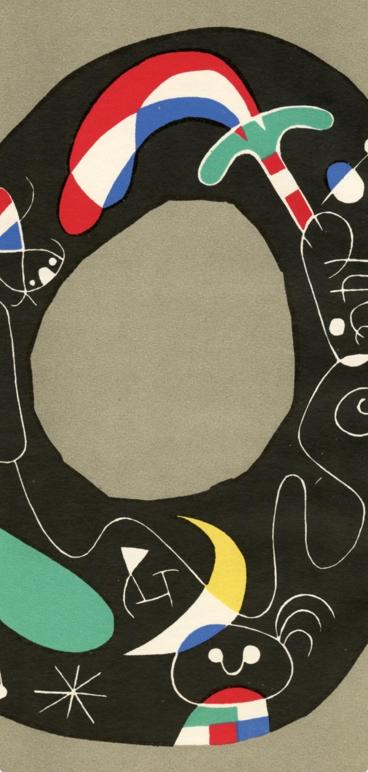 Miró, Composition (Mourlot 232; Cramer 39) (after) - Print by Joan Miró