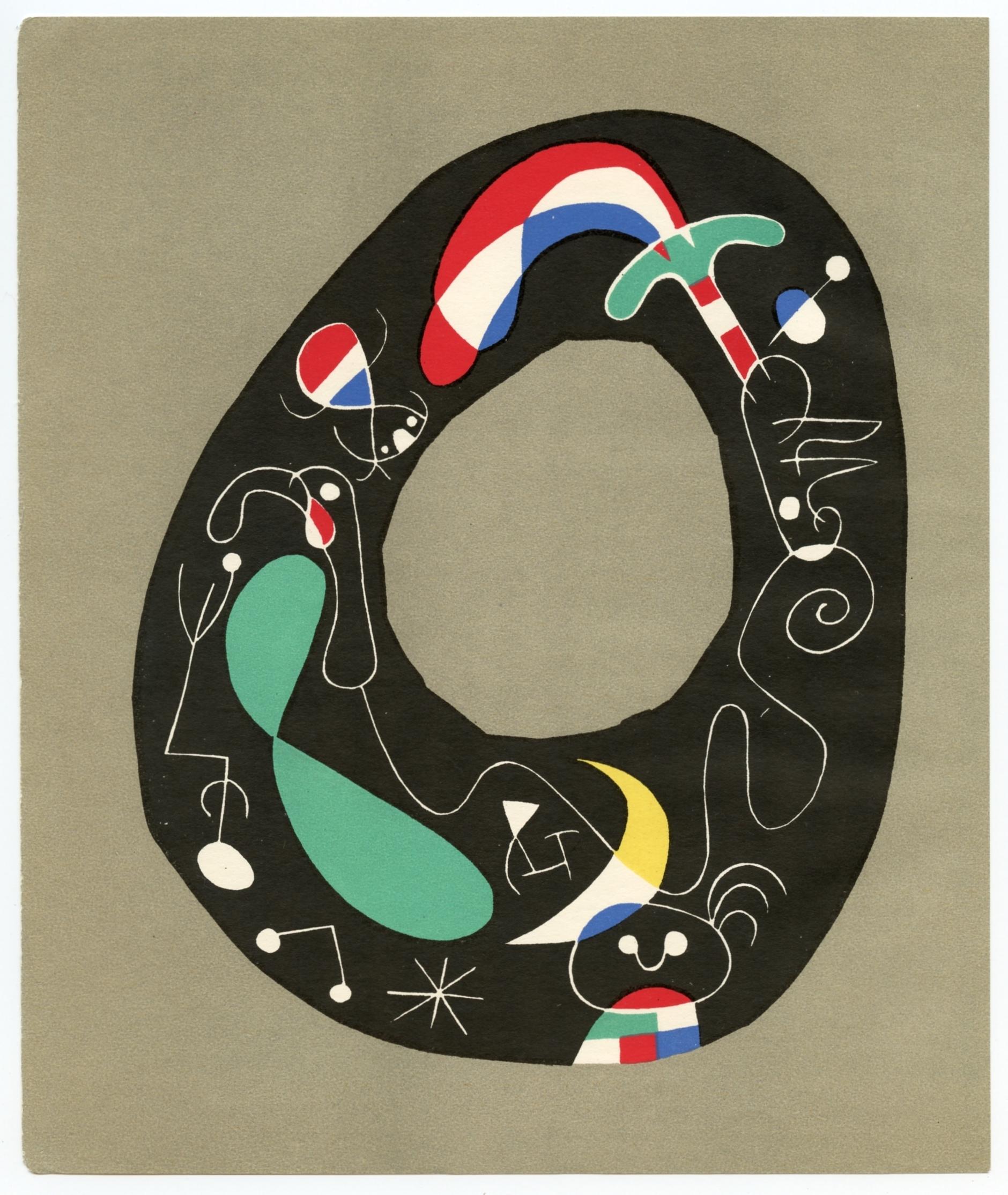 Miró, Composition (Mourlot 232; Cramer 39) (after) For Sale 2