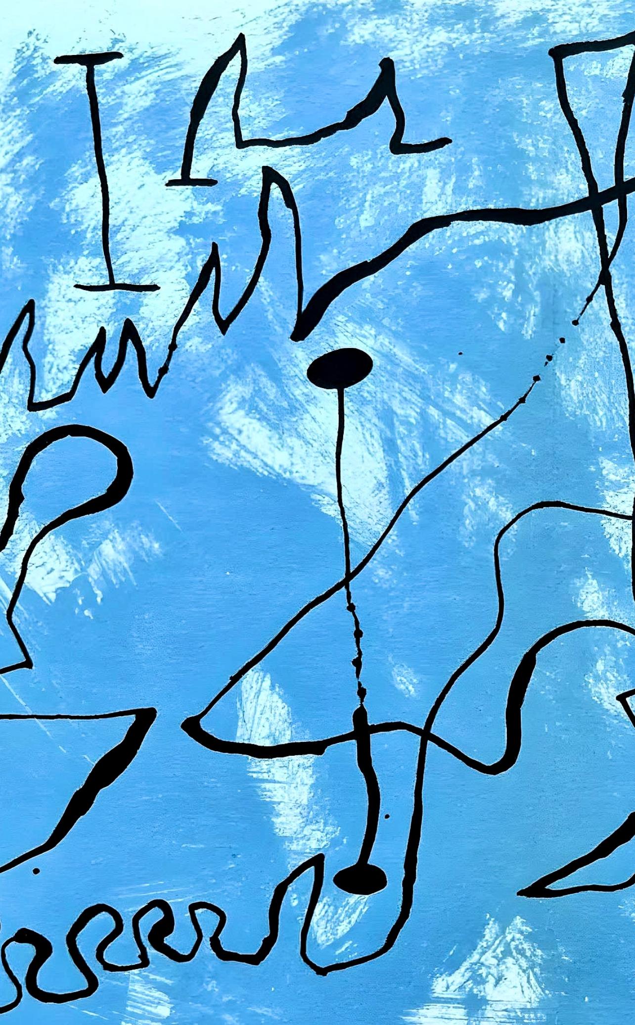 Miro, Composition (Mourlot 234; Cramer 39) (after) - Surrealist Print by Joan Miró
