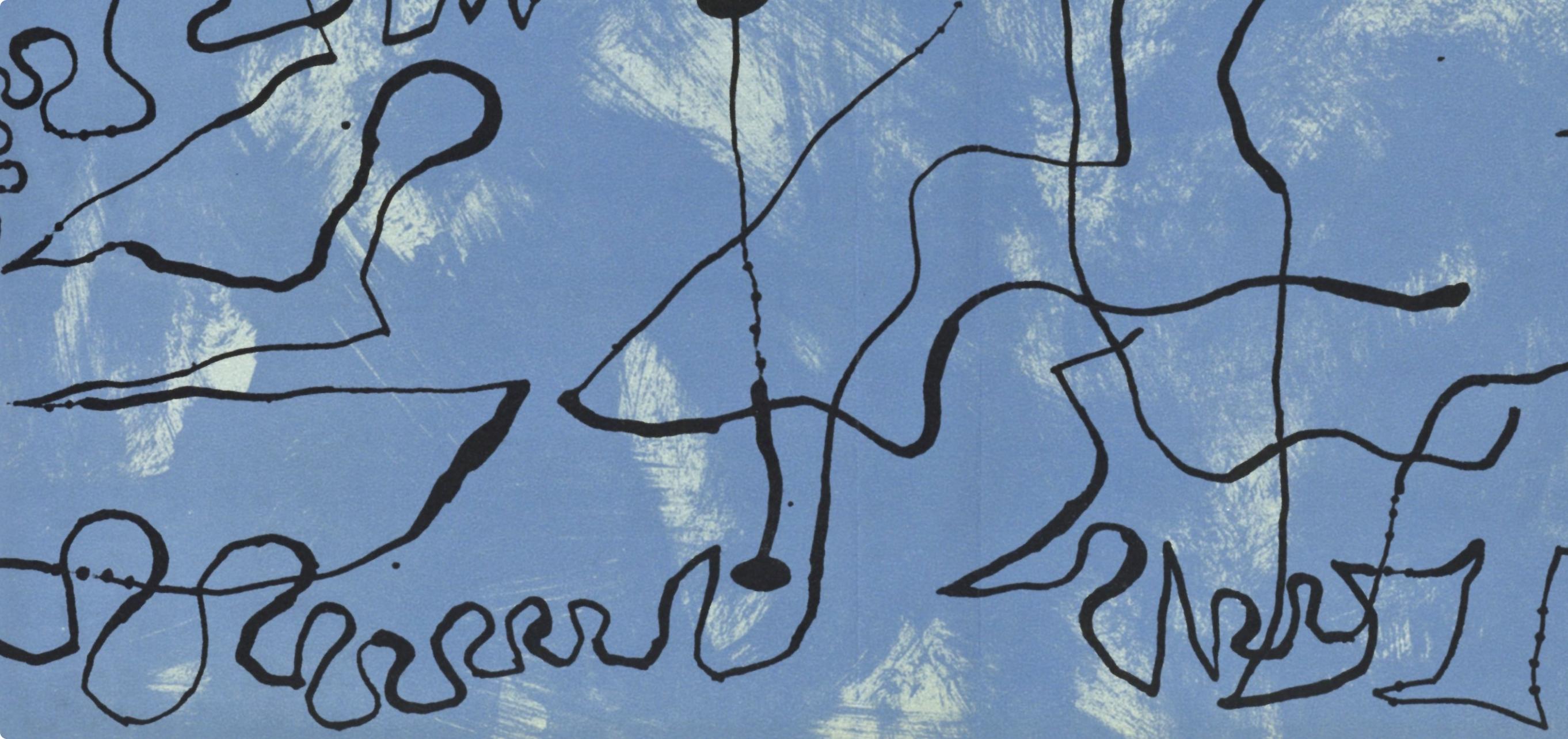 Miró, Composition (Mourlot 234; Cramer 39) (after) - Surrealist Print by Joan Miró