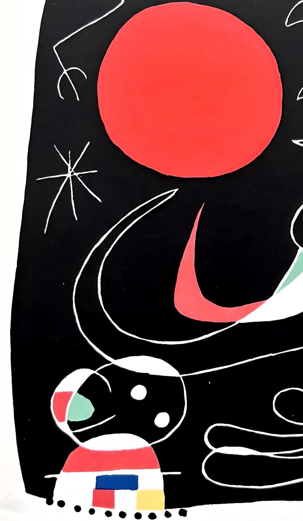 Miro, Komposition (Mourlot 235; Cramer 39) (after) – Print von Joan Miró