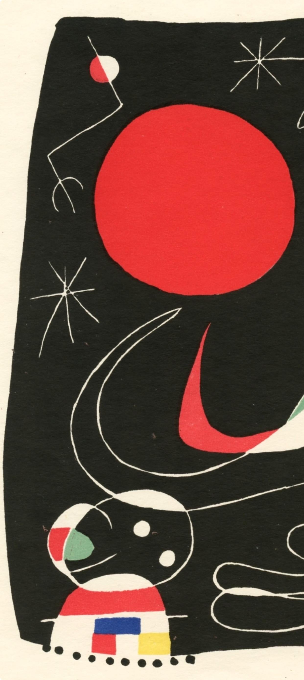 Miró, Composition (Mourlot 235; Cramer 39) (after) - Print by Joan Miró