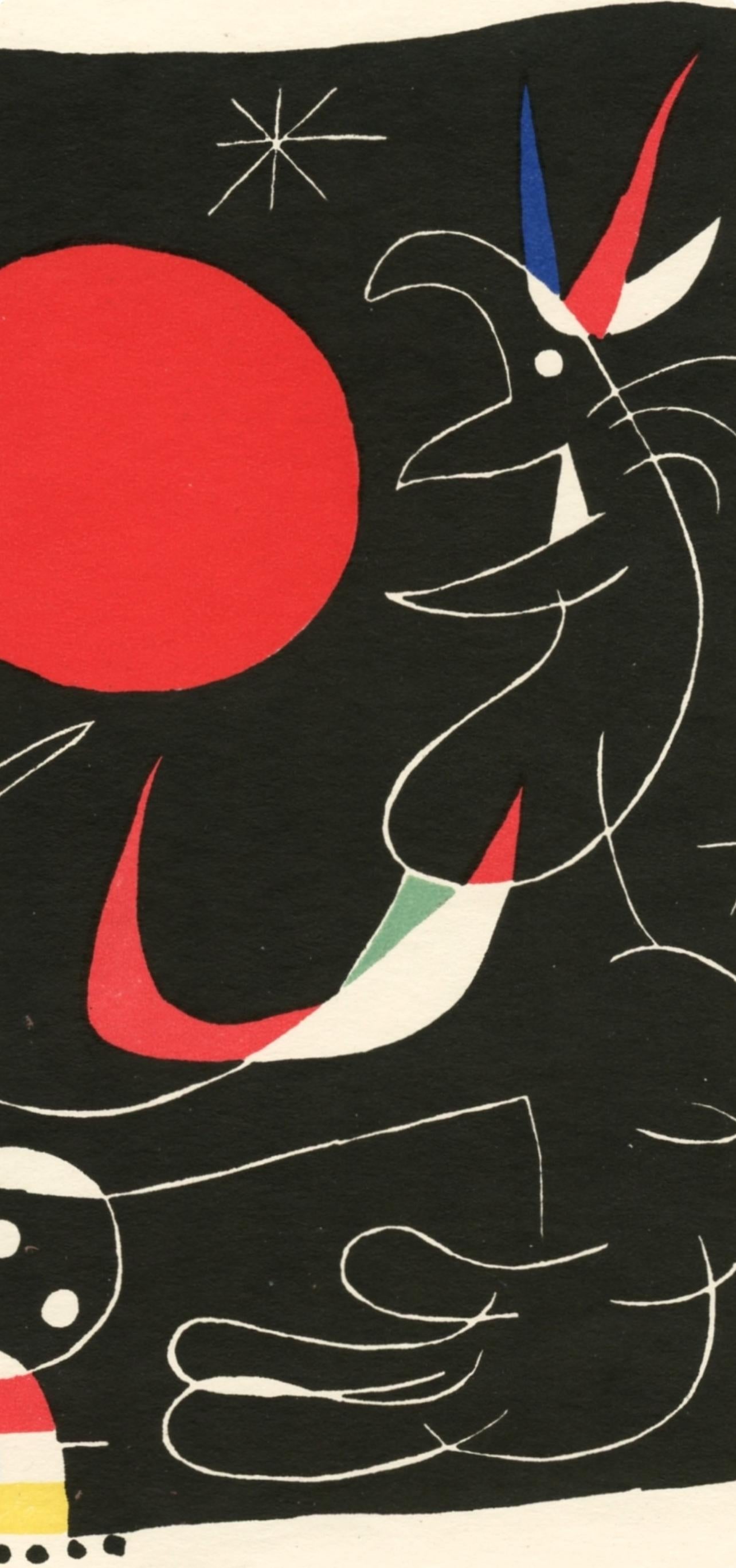 Miró, Composition (Mourlot 235; Cramer 39) (after) - Surrealist Print by Joan Miró