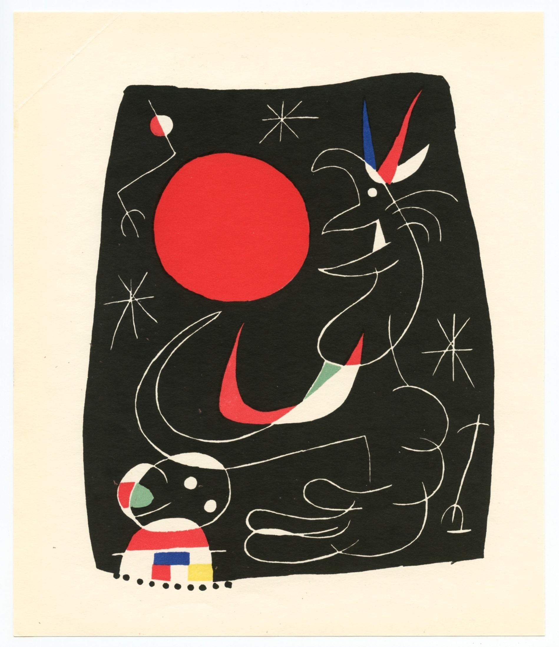 Miró, Composition (Mourlot 235; Cramer 39) (after) For Sale 3