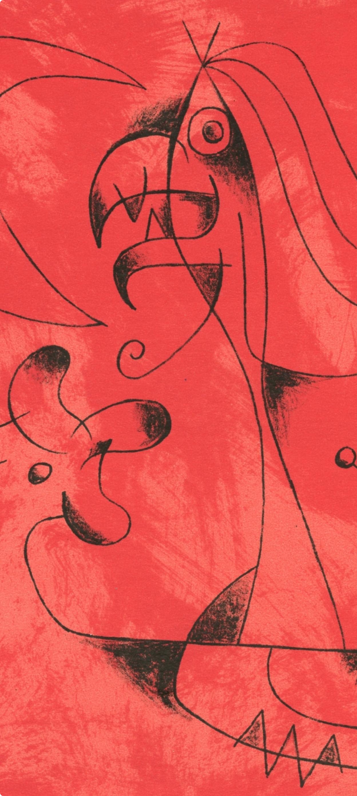 Miró, Composition (Mourlot 237; Cramer 39) (after) - Print by Joan Miró