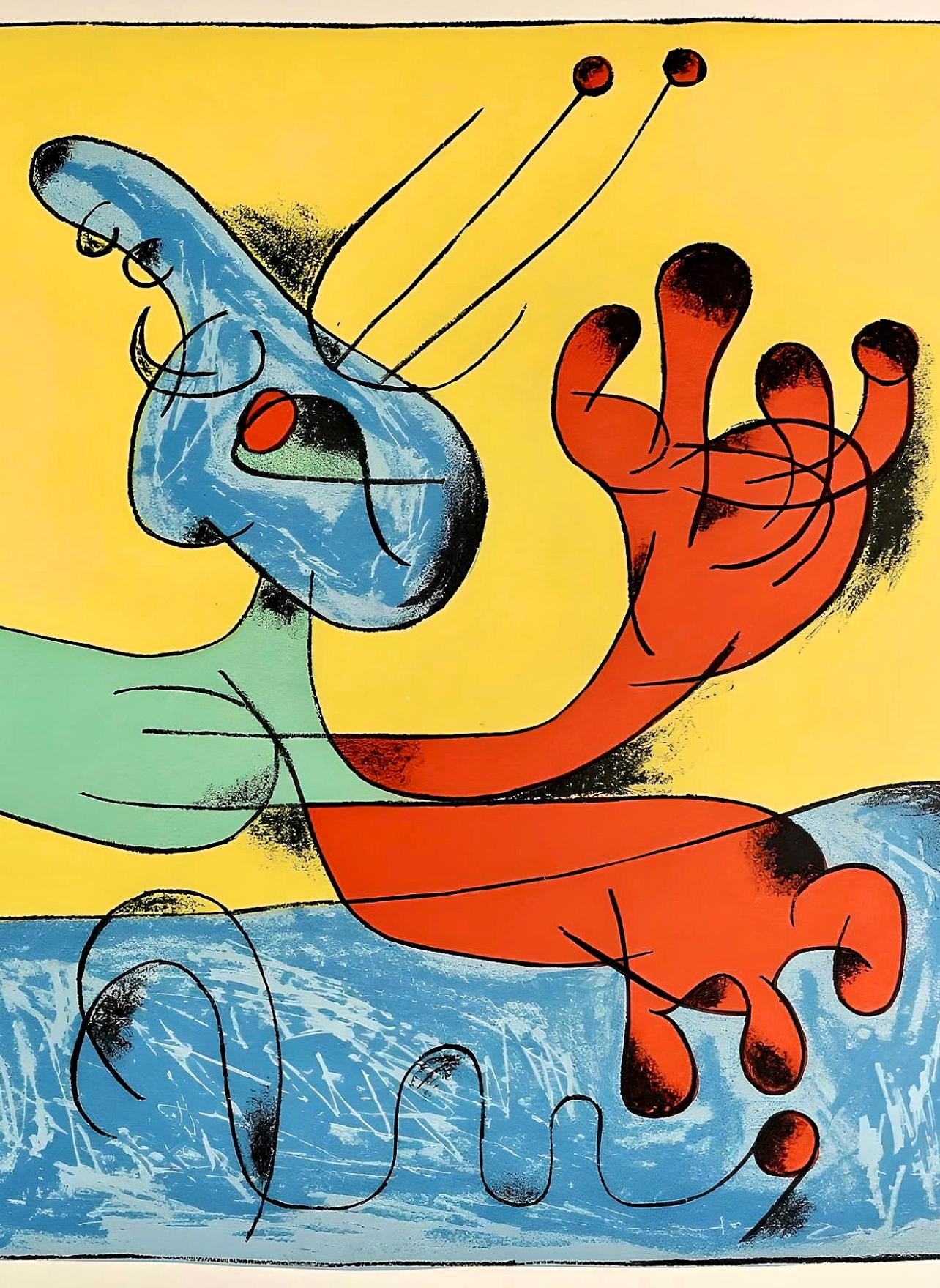 Miro, Composition (Mourlot 238; Cramer 39) (after) - Print by Joan Miró