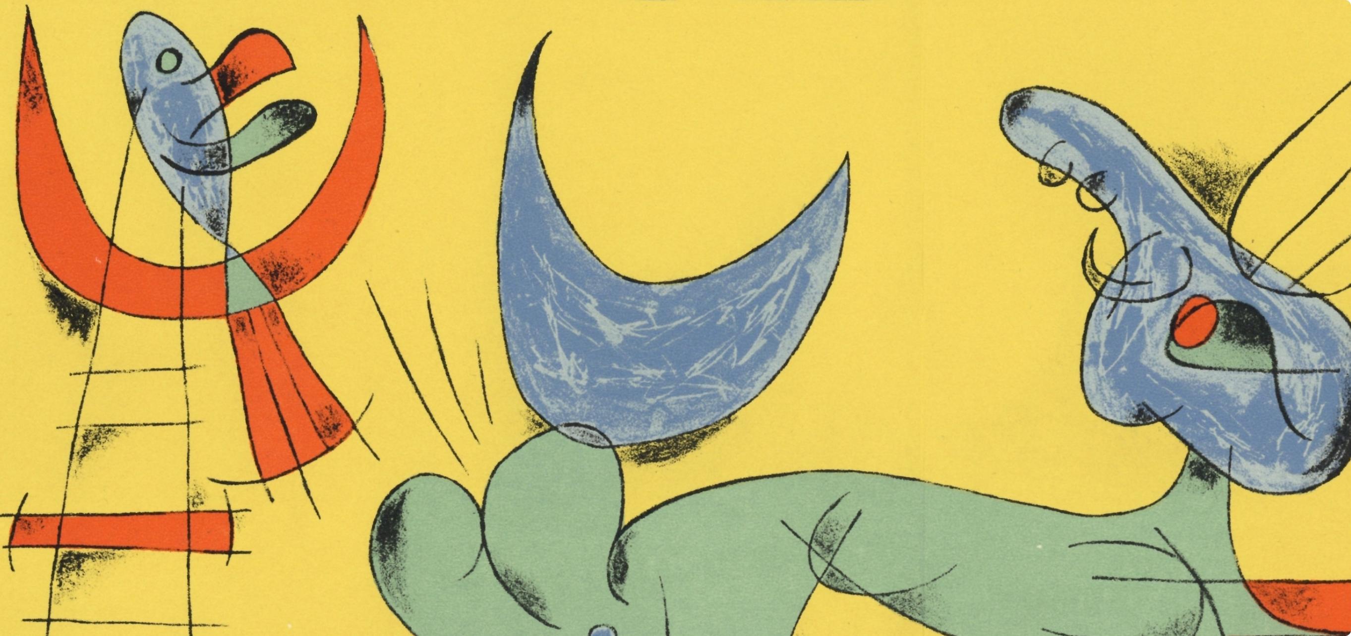 Miró, Composition (Mourlot 238; Cramer 39) (after) - Print by Joan Miró