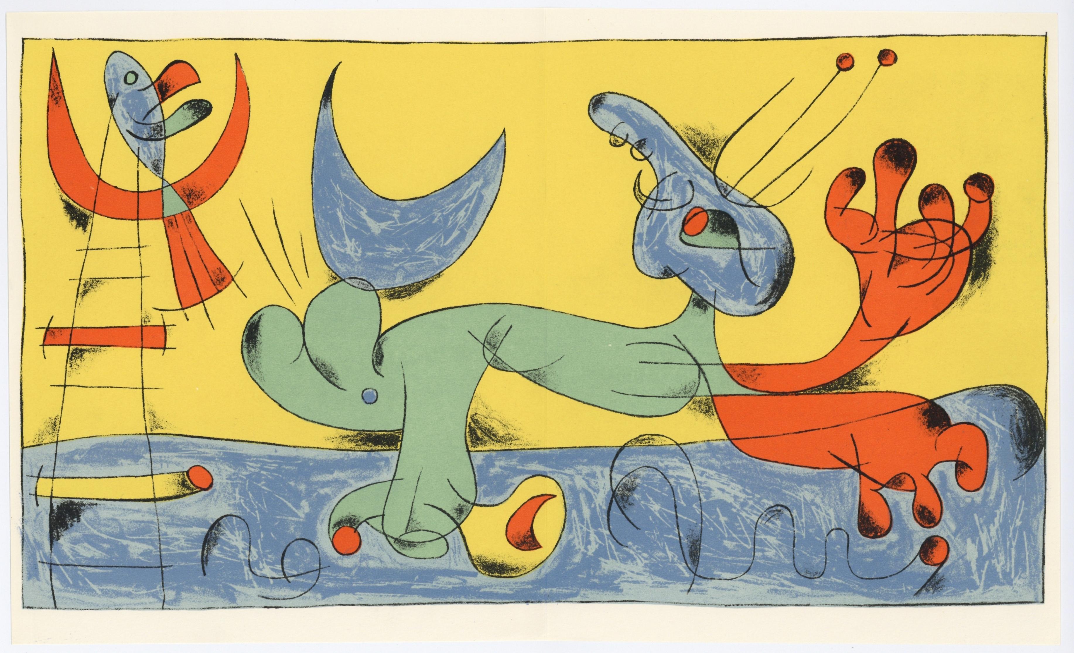 Miró, Composition (Mourlot 238; Cramer 39) (after) For Sale 1