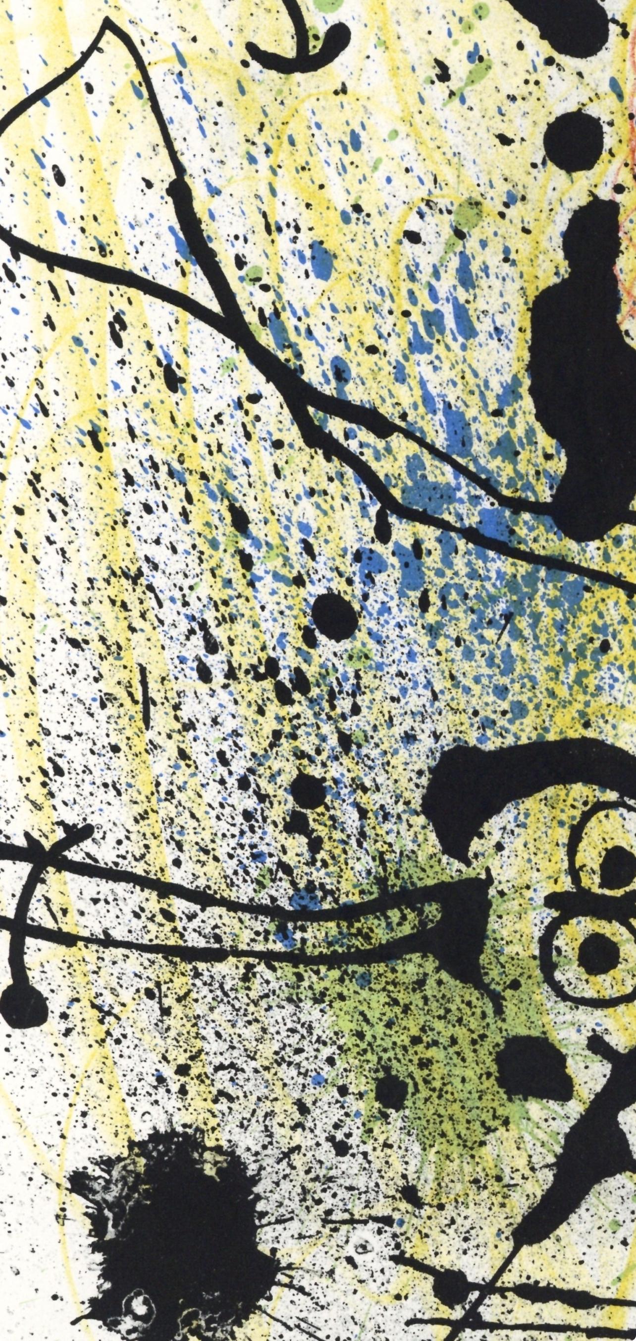 Lithographie auf Velinpapier. Beschriftung: Unsigniert und nicht nummeriert, wie ausgegeben. Guter Zustand. Anmerkungen: Aus dem Band, Derrière le miroir, N° 155, 1965. Herausgegeben von Aimé Maeght, Éditeur, Paris; gedruckt von Éditions Pierre à