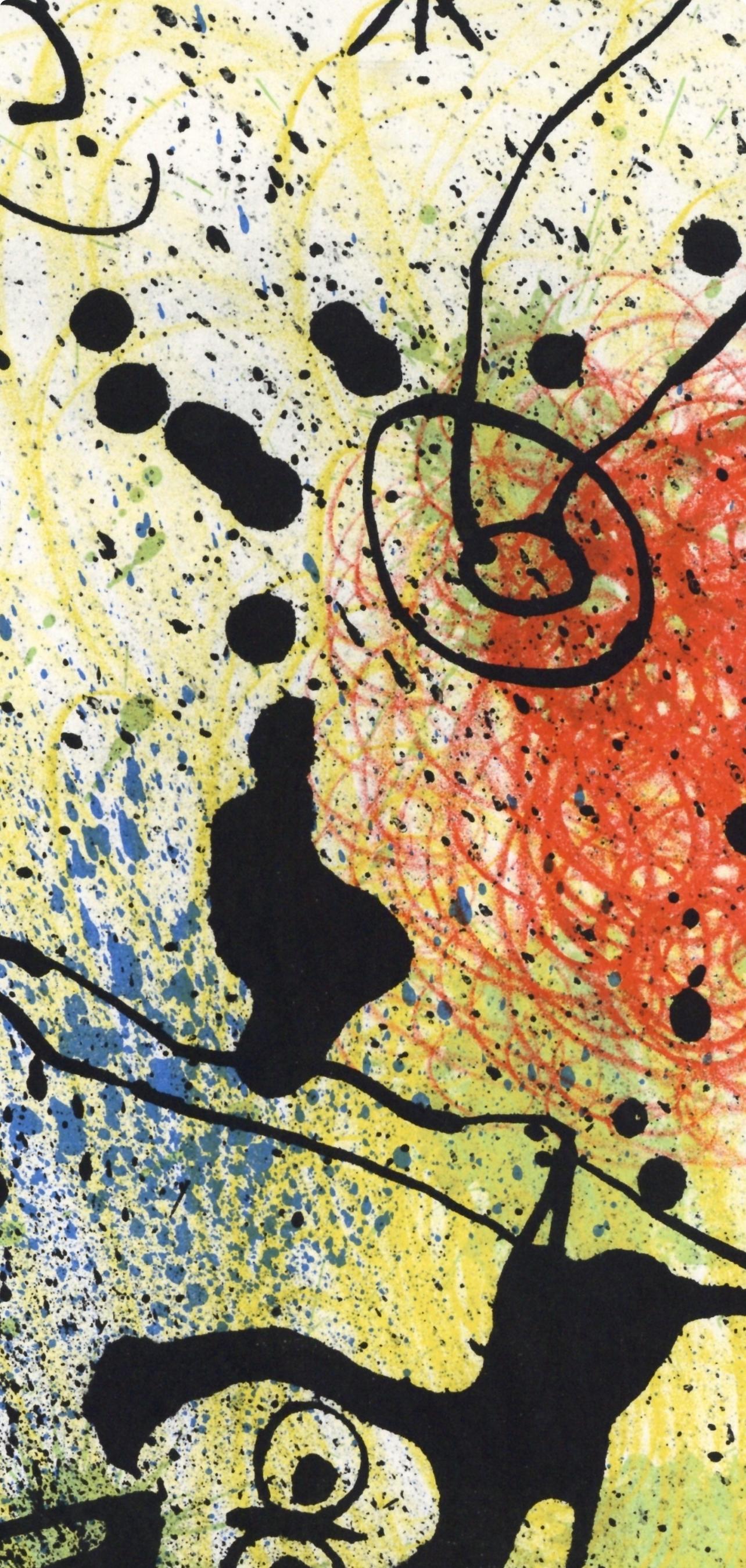 Miró, Komposition (Mourlot 457), Derrière le miroir (nach) im Angebot 2