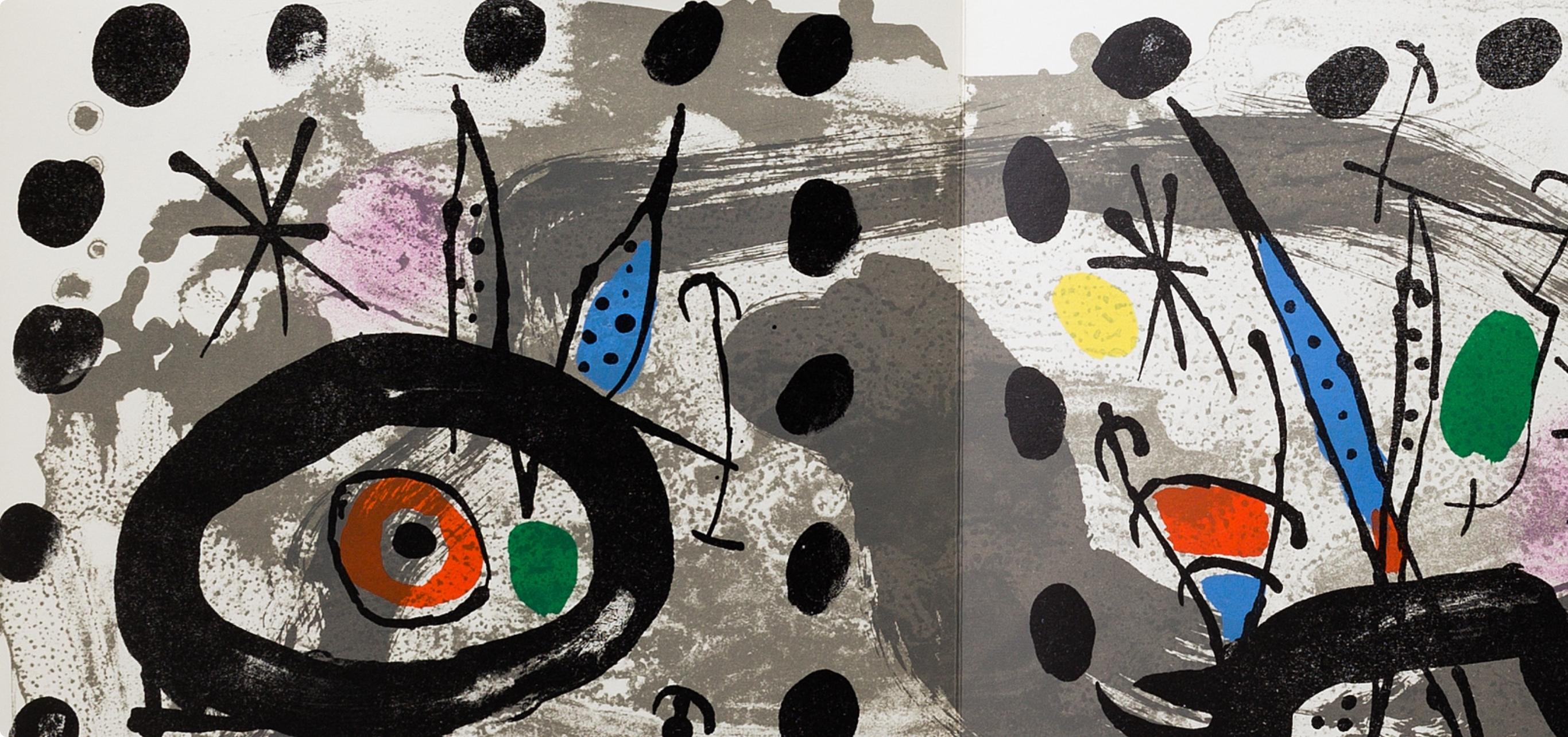Miró, Composition (Mourlot, 567), XXe Siècle (d'après) - Moderne Print par Joan Miró