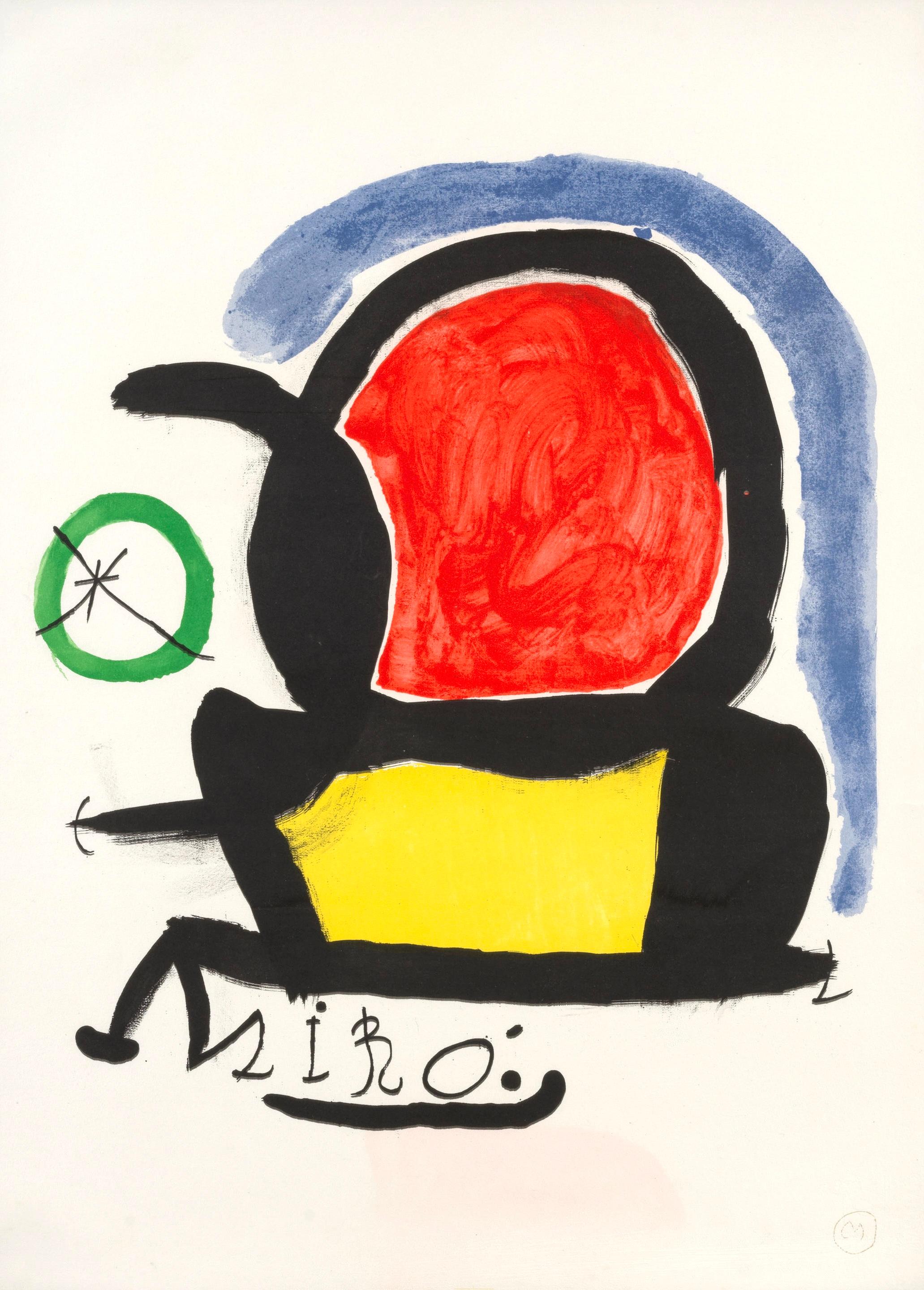 Lithograph on vélin papel Guarro con filigrana paper. Unsigned and unnumbered, as issued. Good condition. Notes: published in 1970 to promote the folio, Tapís De Tarragona, il·lustracions, Joan Miró, 1972. Published by Sala Gaspar S.L., Barcelona;