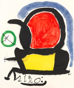Miró, Composition (Mourlot 686), El tapís de Tarragona (after)